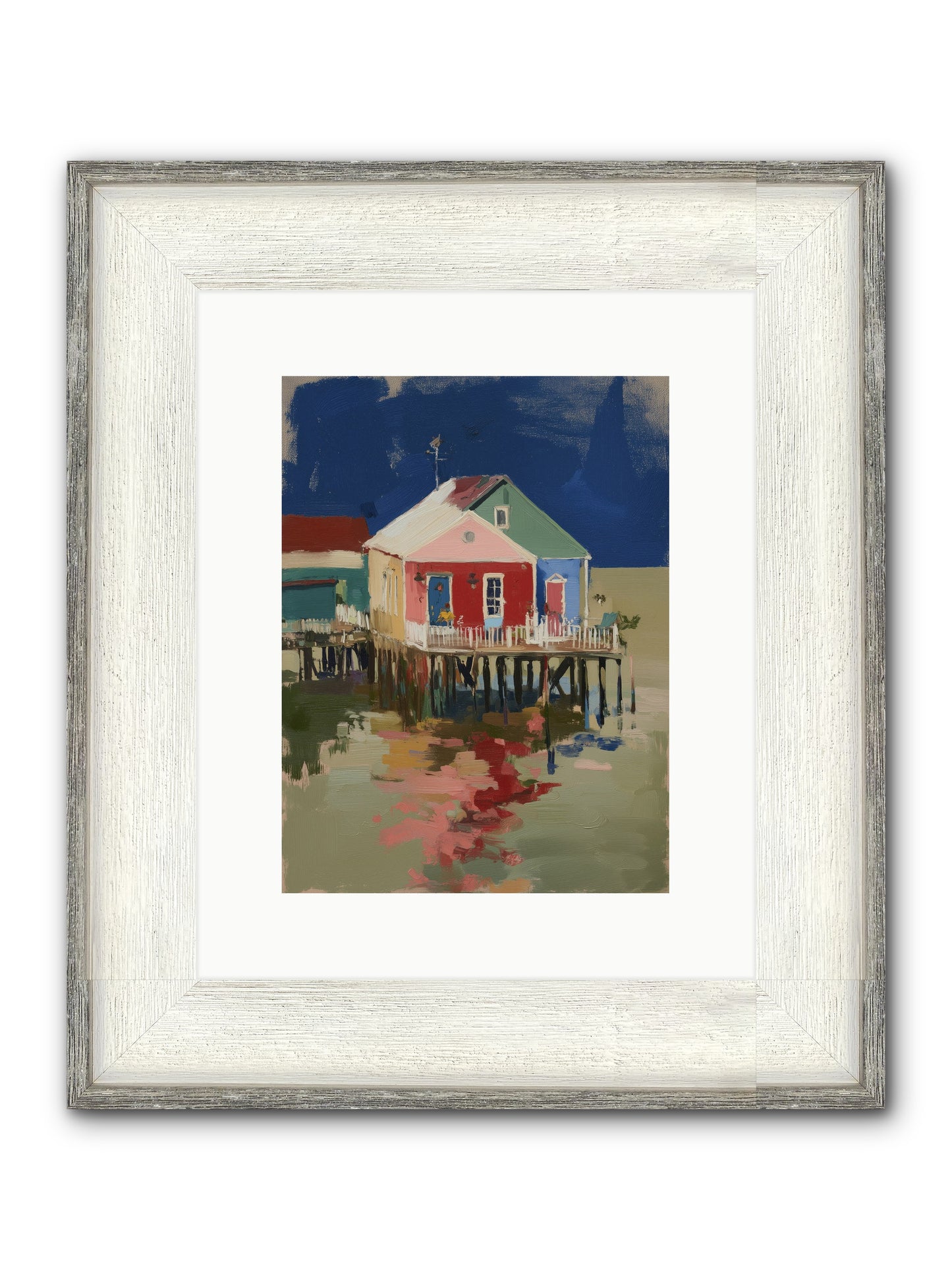 Quiet Spirits Framed Print - Driftwood White 9x12