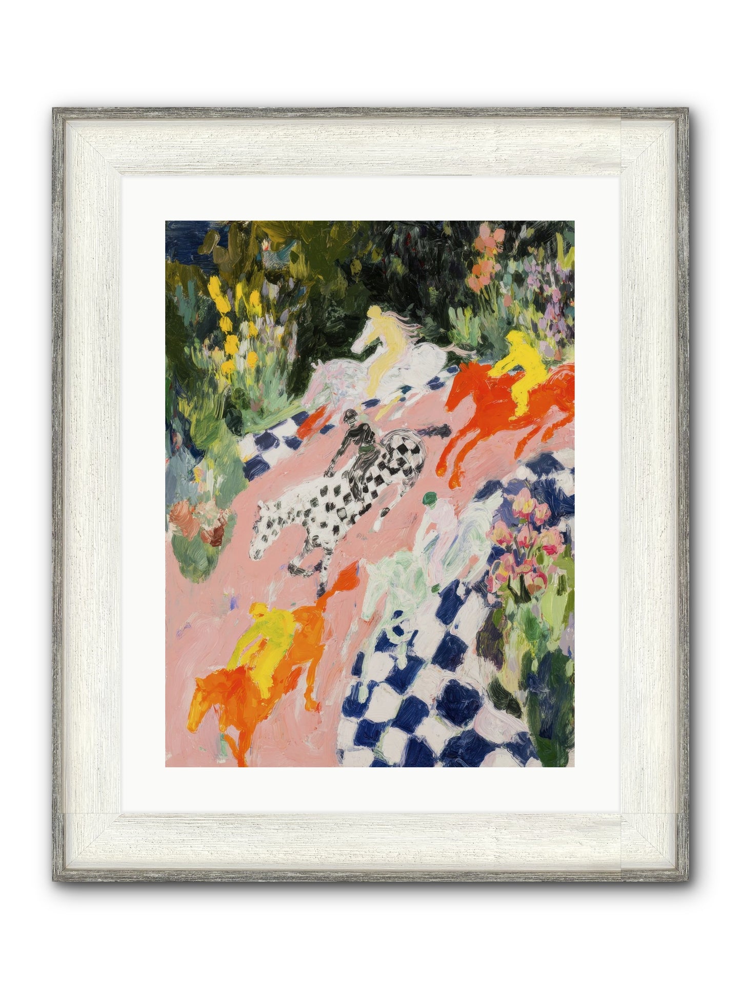 Quiet Sessions Framed Print - Driftwood White 18x24