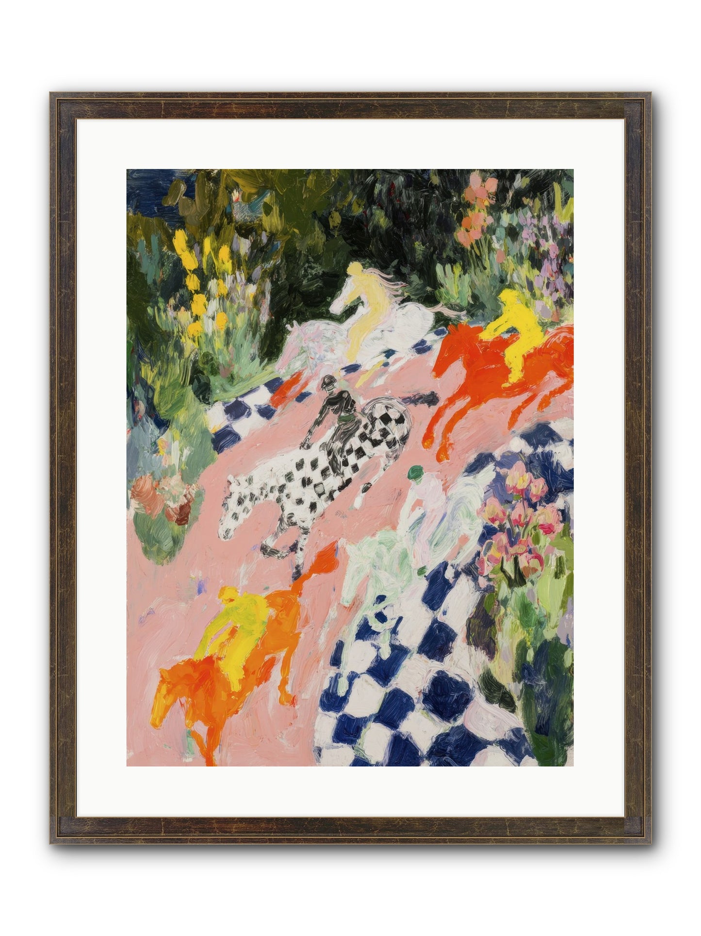 Quiet Sessions Framed Print - Slimwoods Black/Gold 18x24