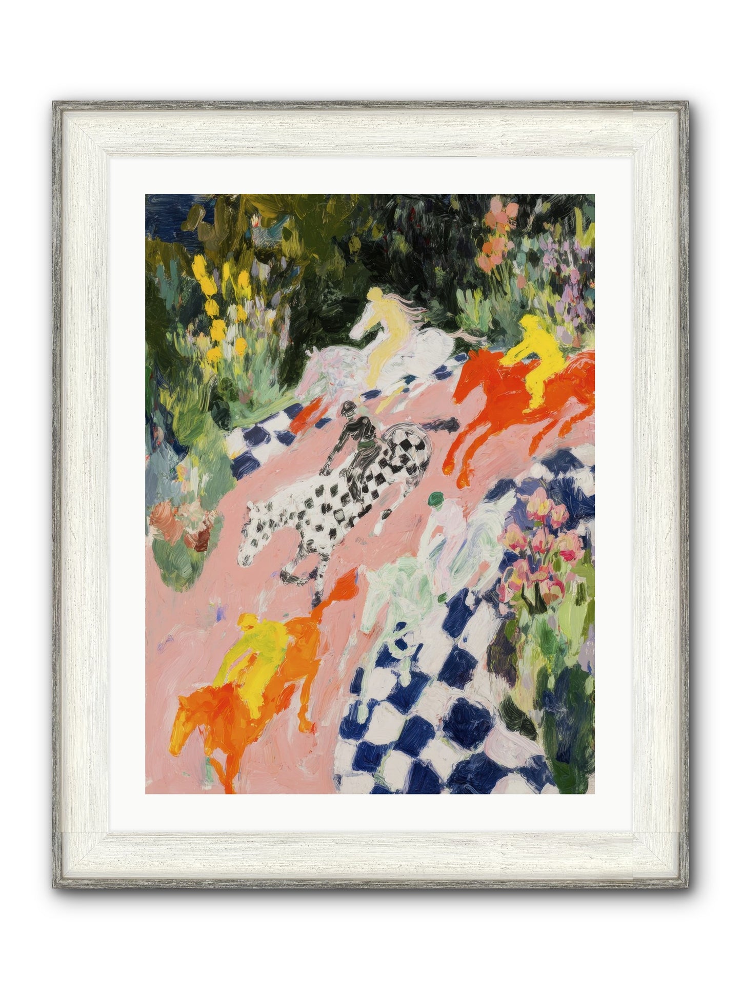 Quiet Sessions Framed Print - Driftwood White 24x32