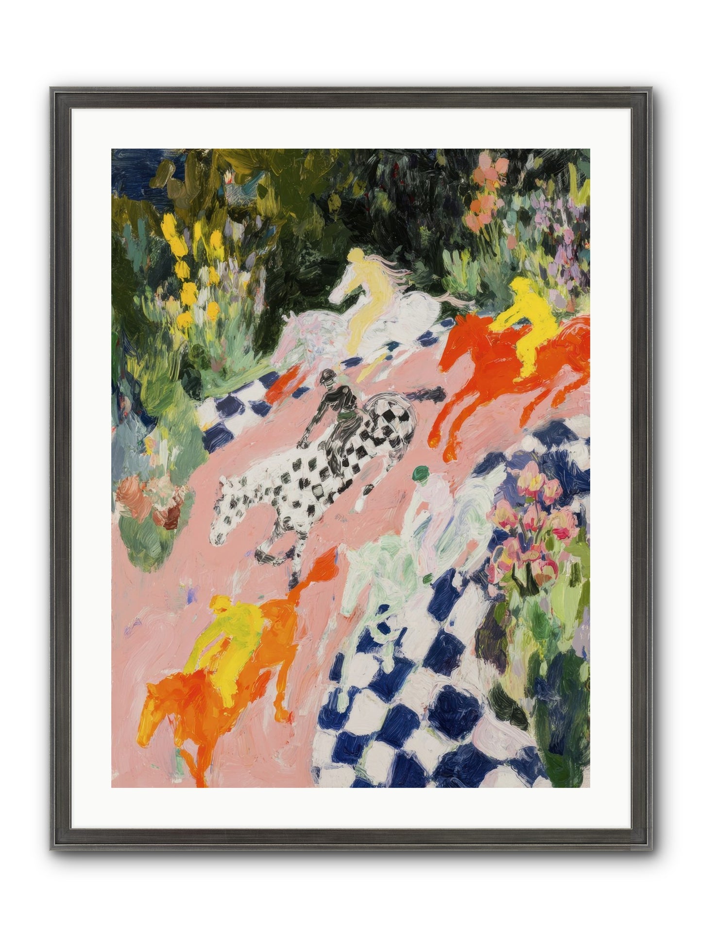 Quiet Sessions Framed Print - Slimwoods Black/Silver 24x32