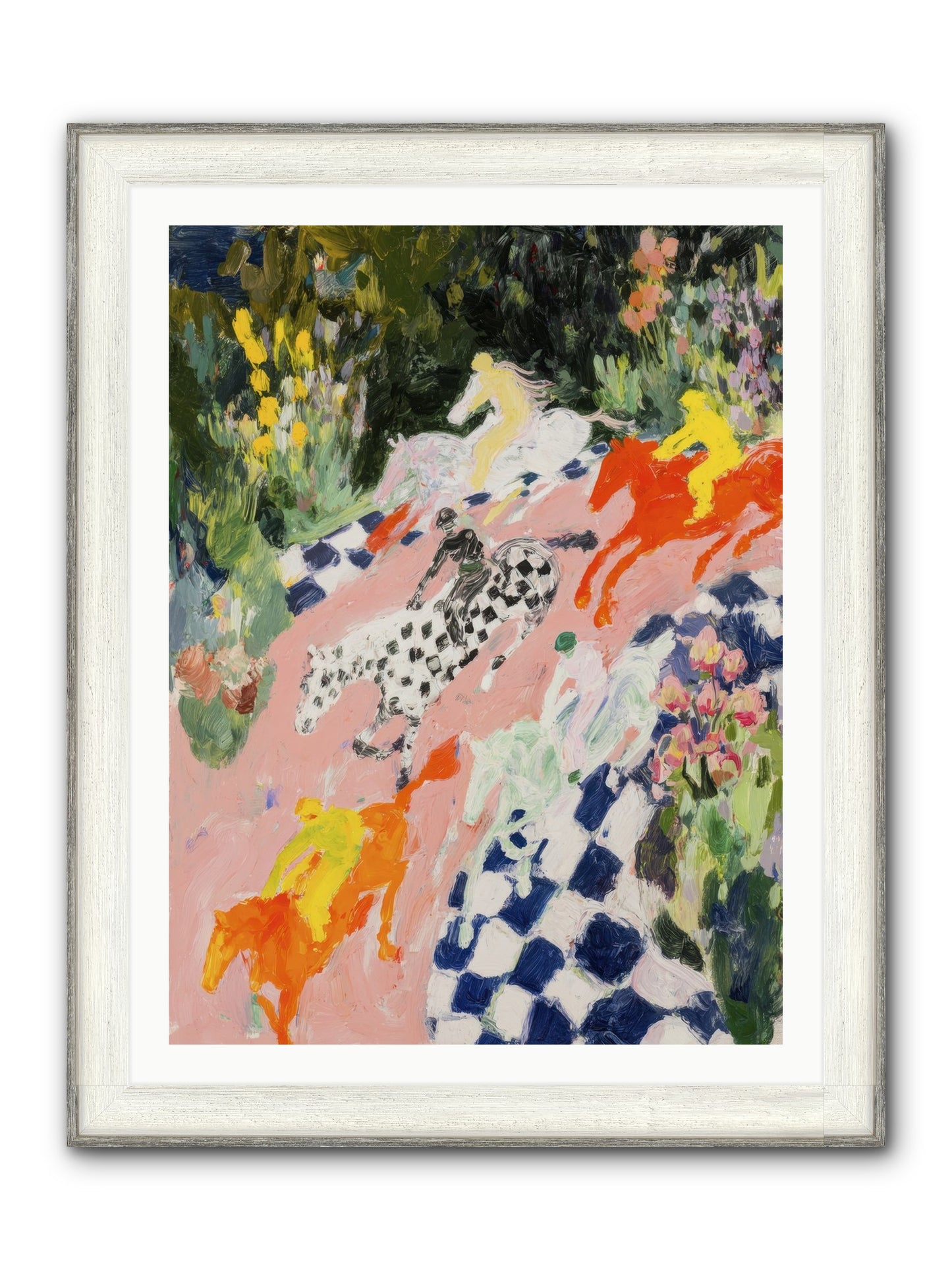 Quiet Sessions Framed Print - Driftwood White 30x40