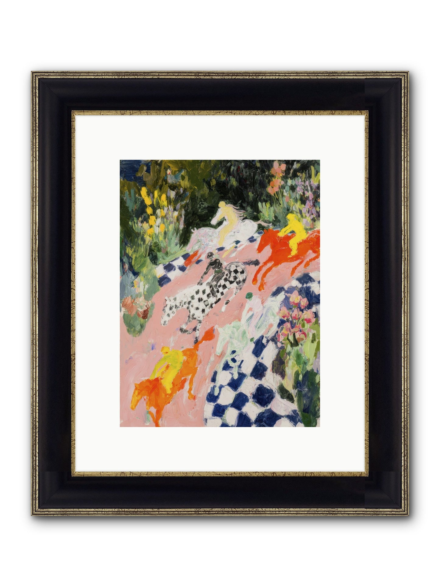 Quiet Sessions Framed Print - Black & Gold 9x12