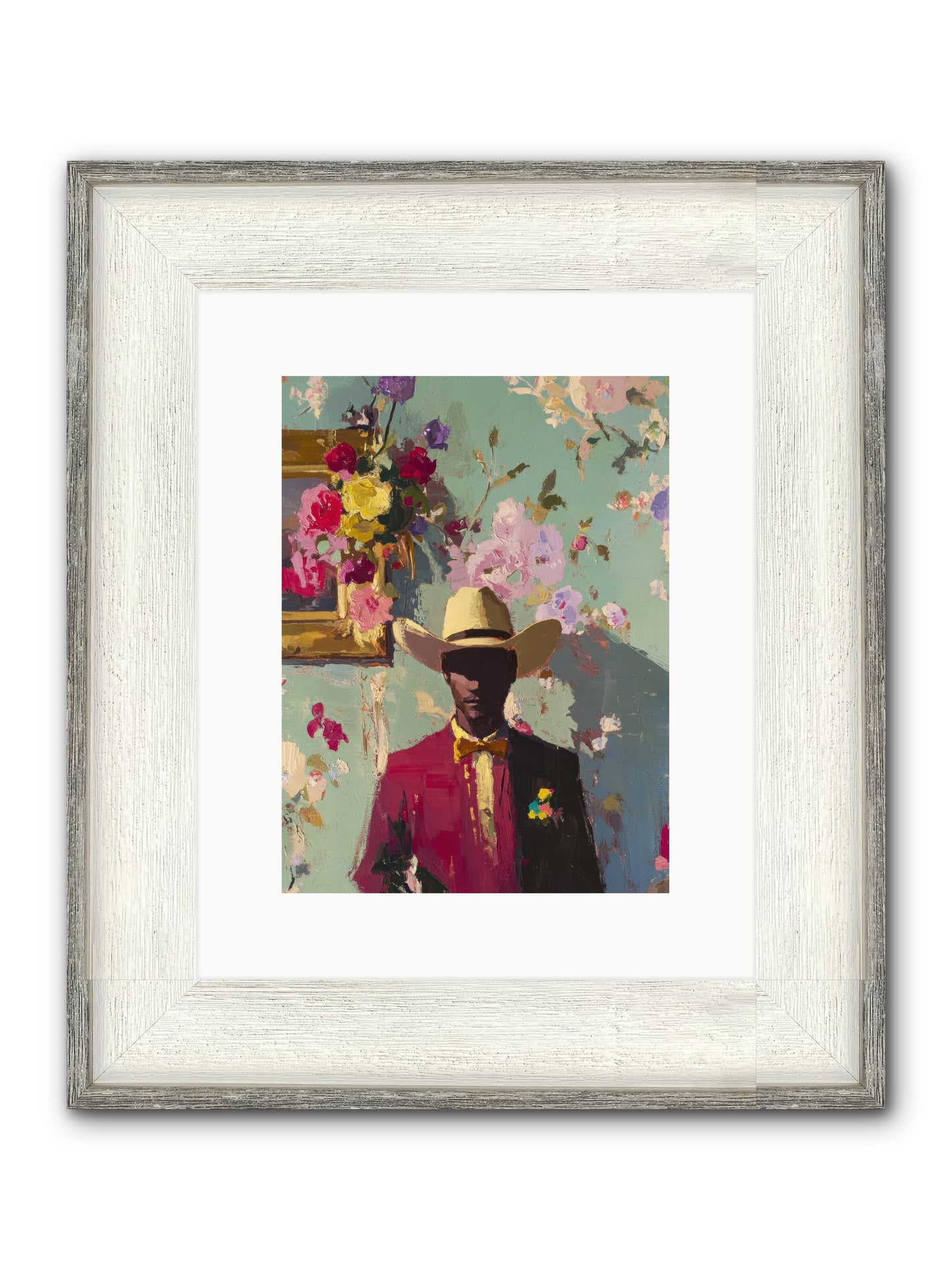 Quiet Storm Framed Print - Driftwood White 9x12