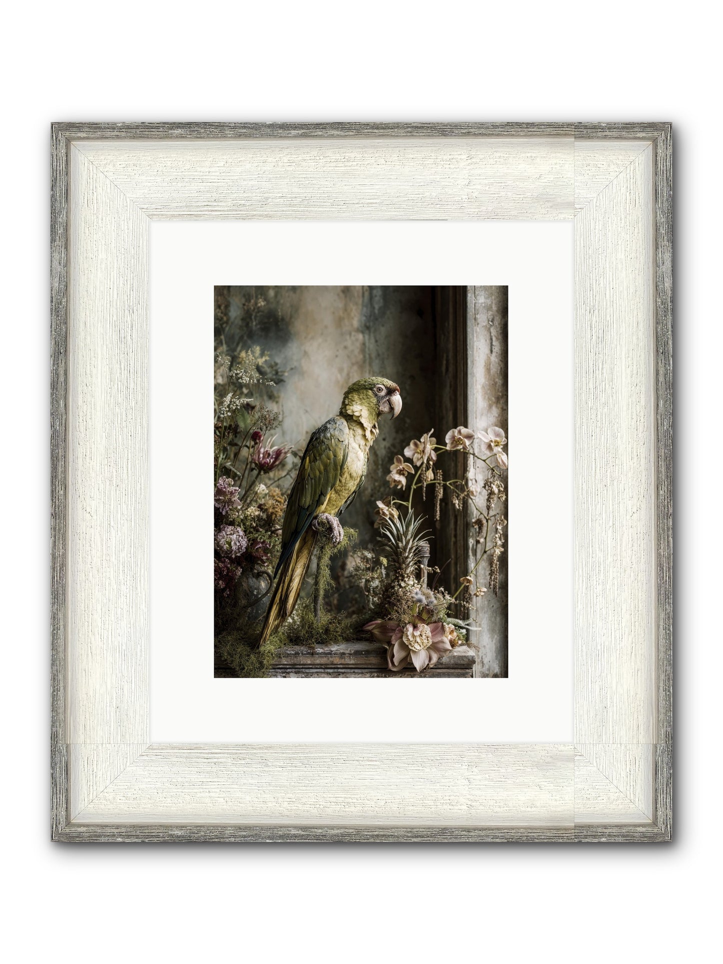 Quietude Framed Print - Driftwood White 9x12