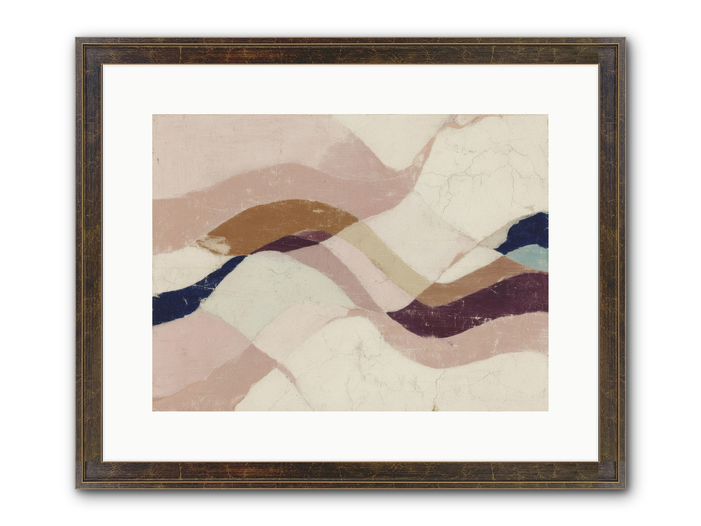 Quietude No.1 Framed Print - Slimwoods Black/Gold 16x12