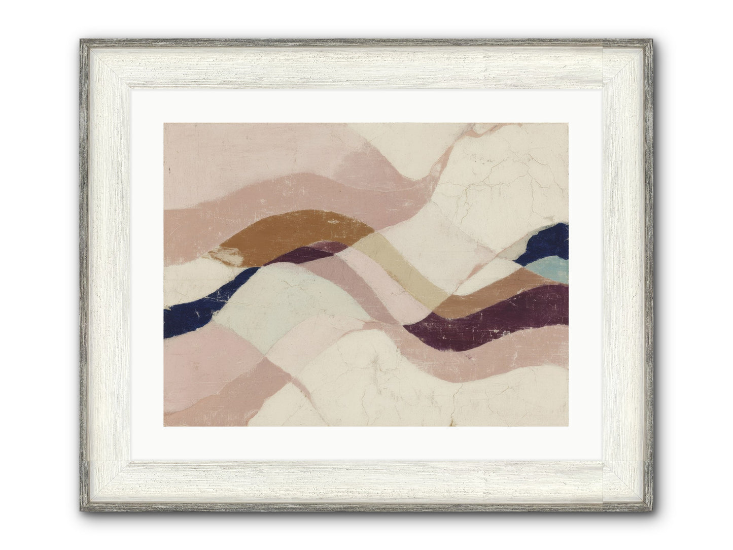 Quietude No.1 Framed Print - Driftwood White 24x18