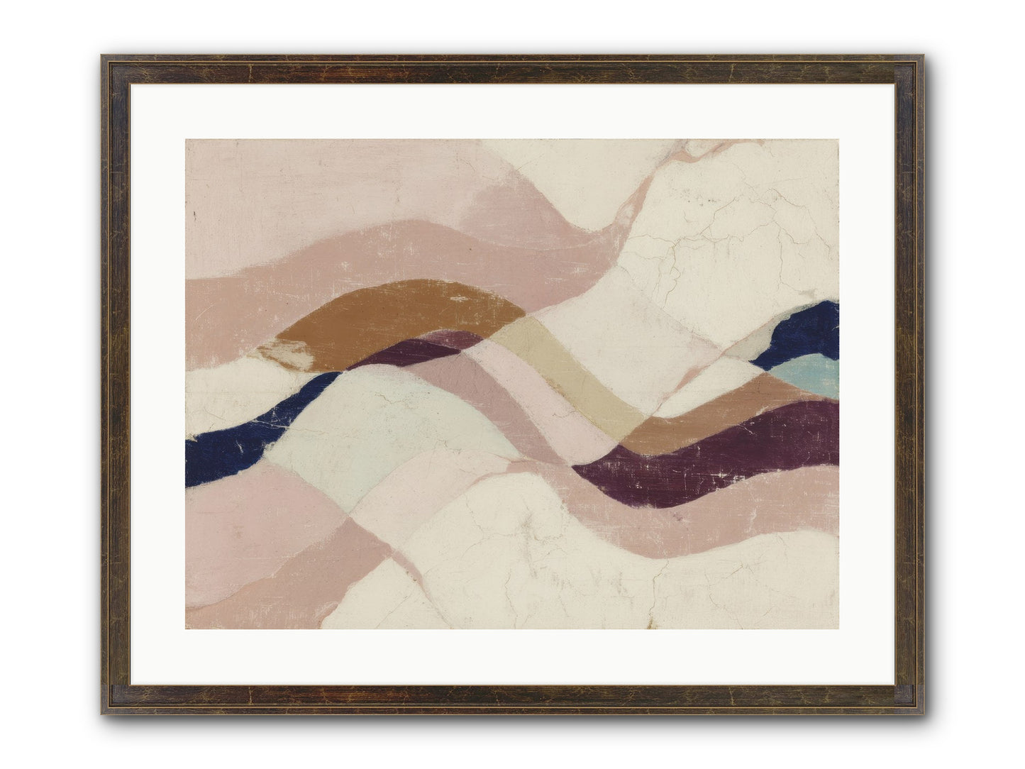 Quietude No.1 Framed Print - Slimwoods Black/Gold 24x18