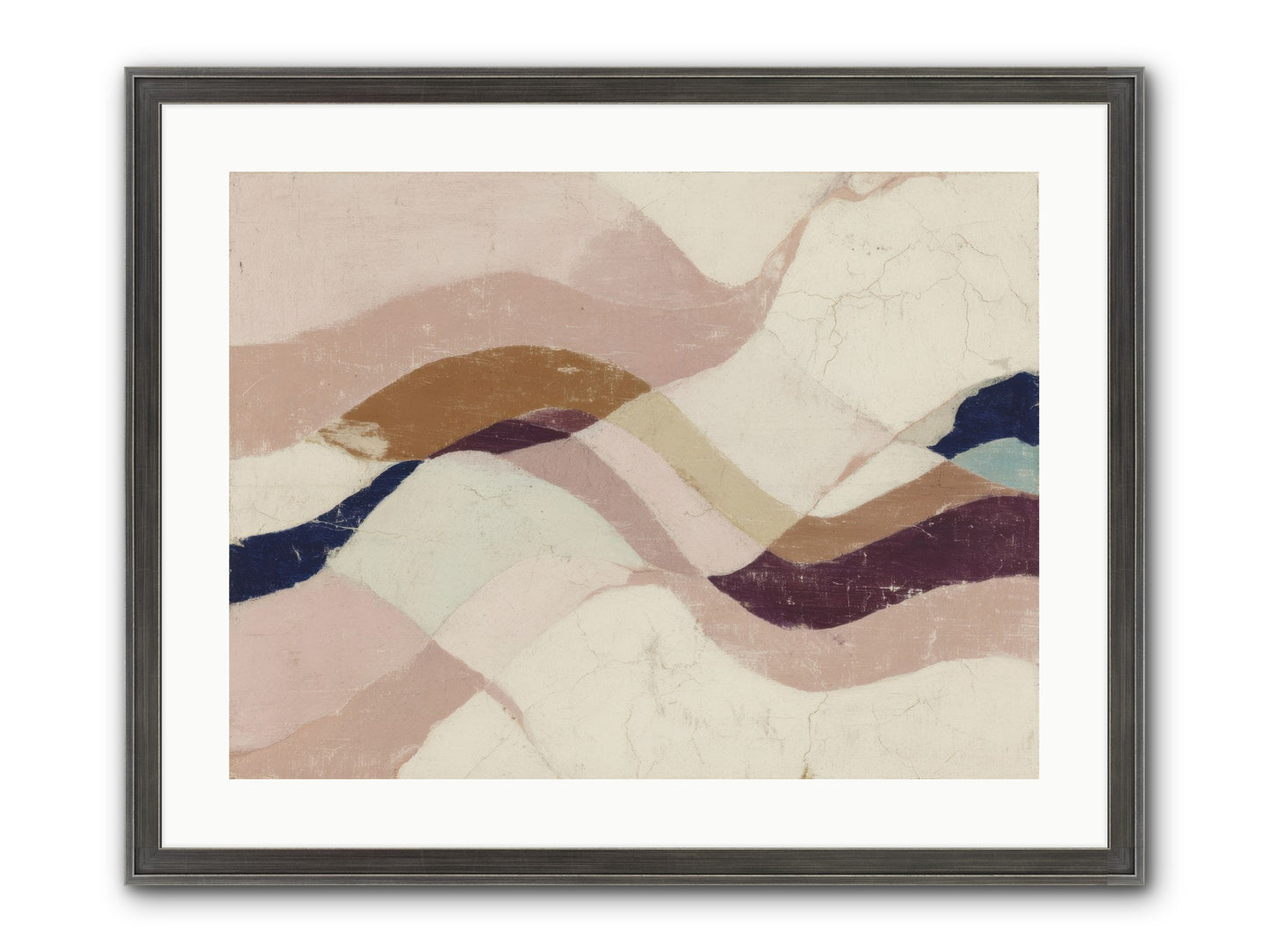 Quietude No.1 Framed Print - Slimwoods Black/Silver 24x18