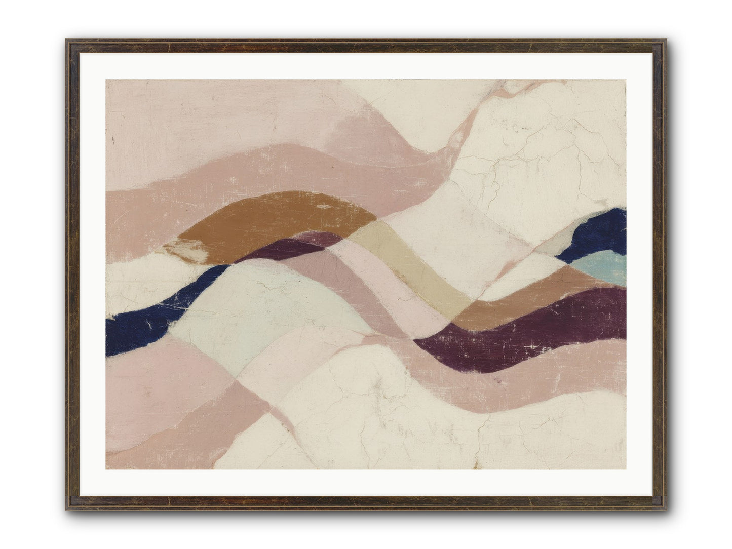 Quietude No.1 Framed Print - Slimwoods Black/Gold 40x30