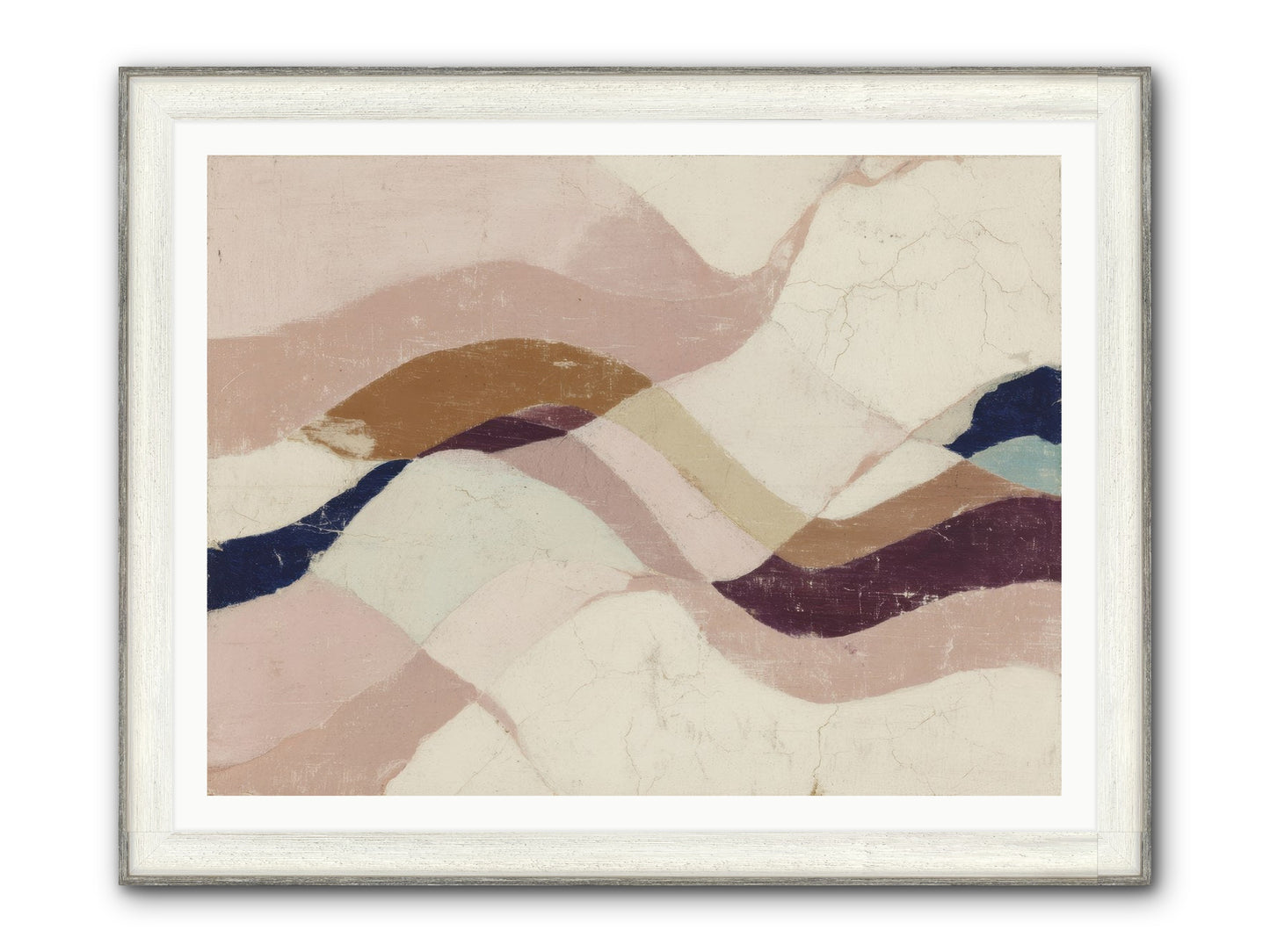 Quietude No.1 Framed Print - Driftwood White 48x36