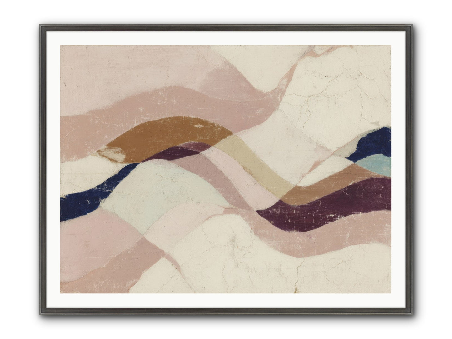 Quietude No.1 Framed Print - Slimwoods Black/Silver 48x36