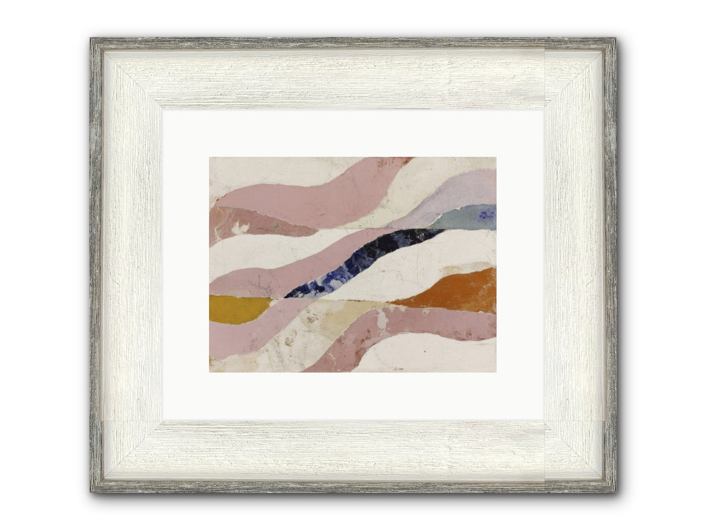 Quietude No.2 Framed Print - Driftwood White 12x9