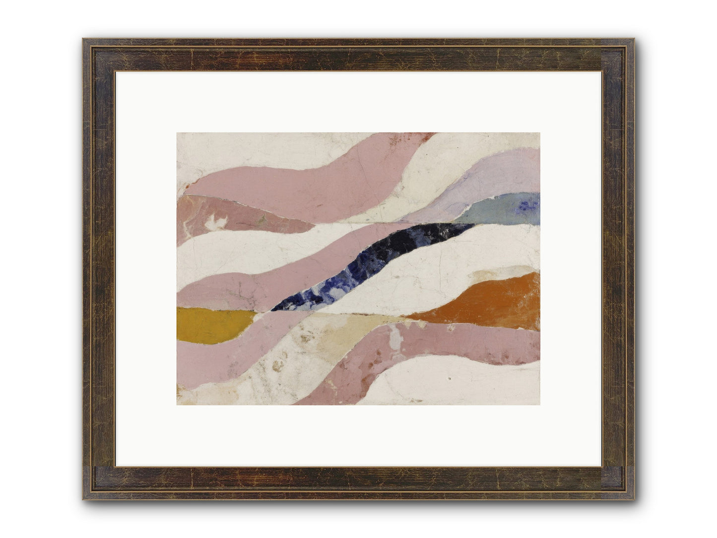 Quietude No.2 Framed Print - Slimwoods Black/Gold 12x9