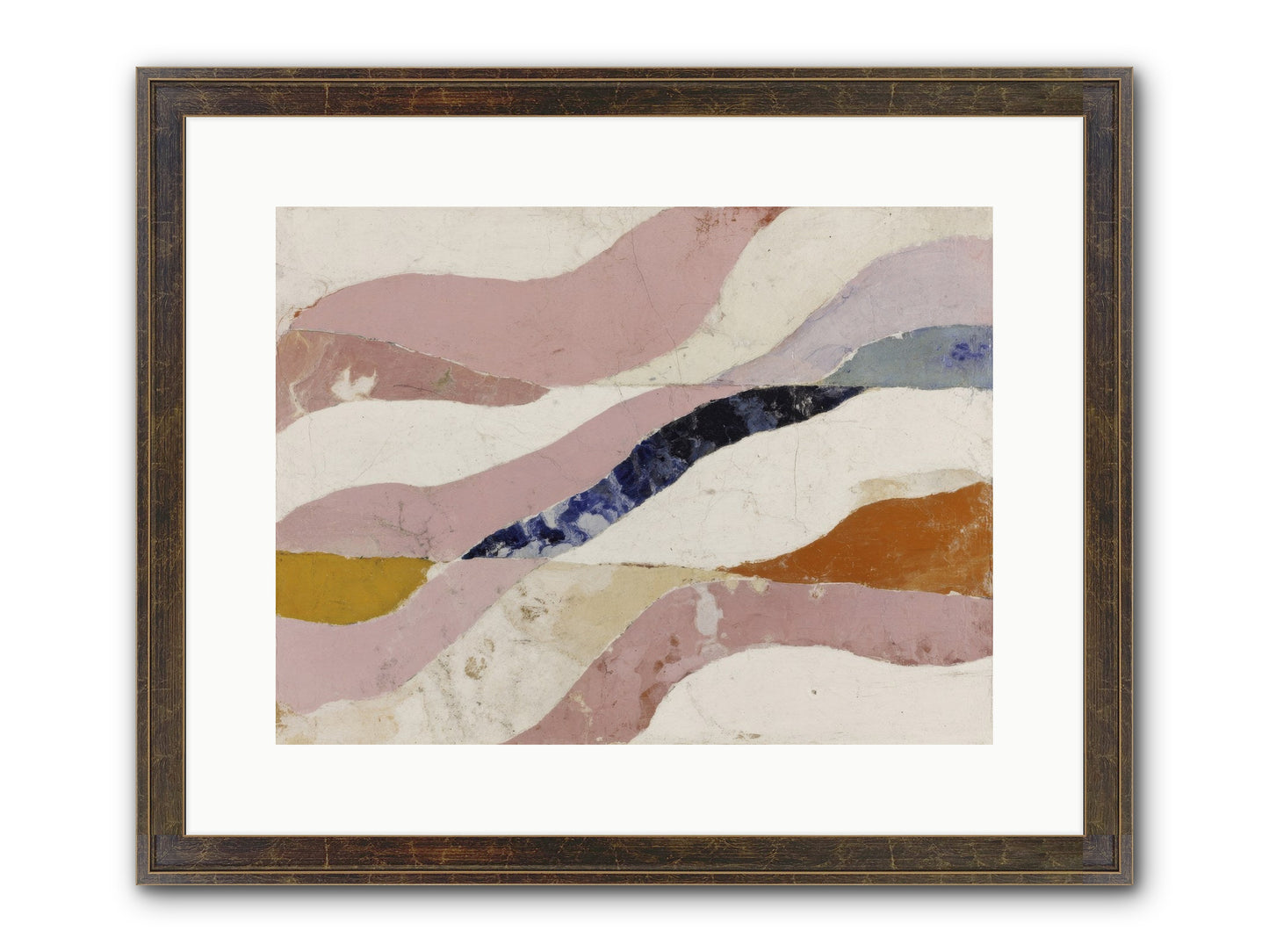 Quietude No.2 Framed Print - Slimwoods Black/Gold 16x12