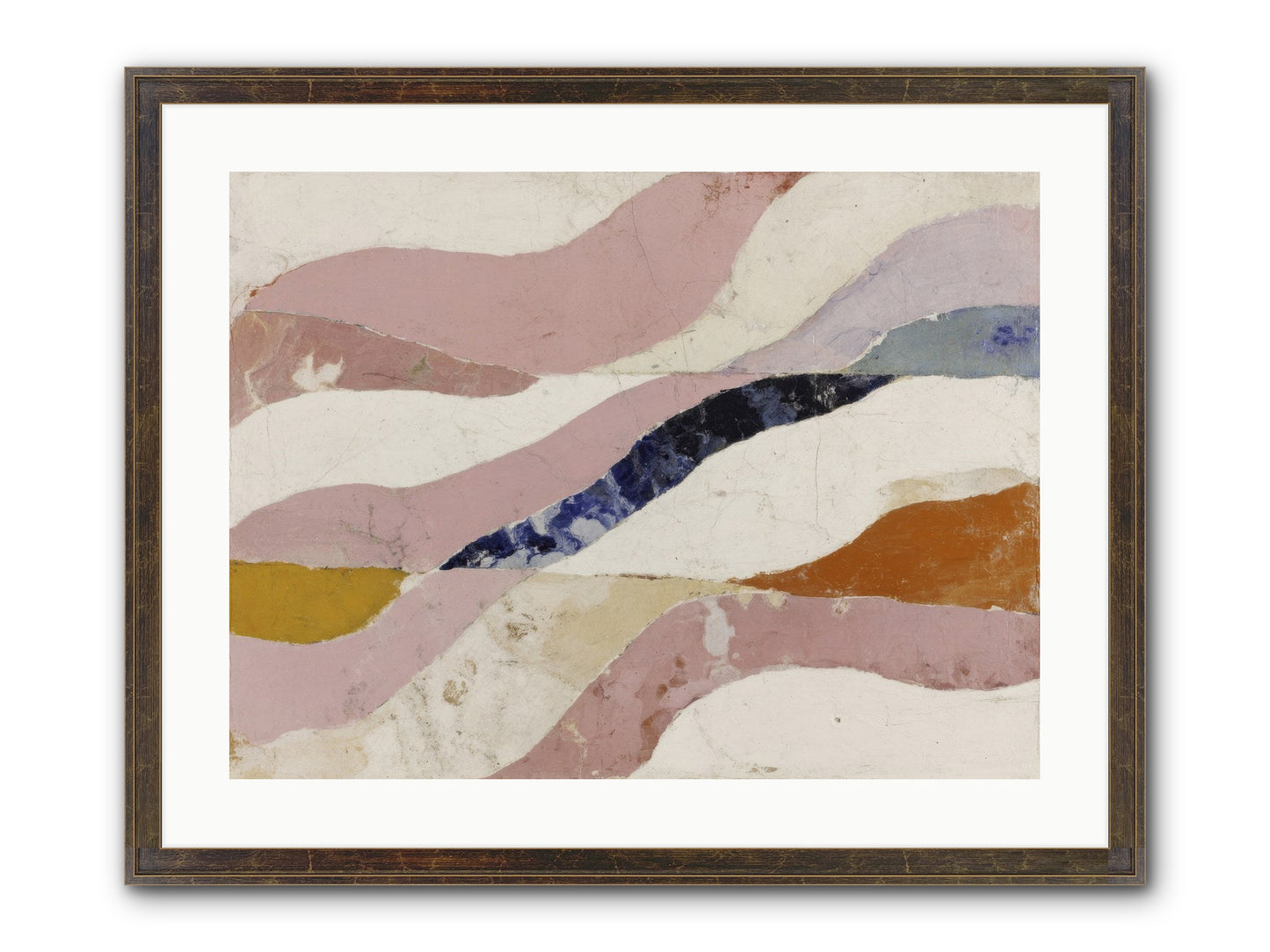 Quietude No.2 Framed Print - Slimwoods Black/Gold 24x18