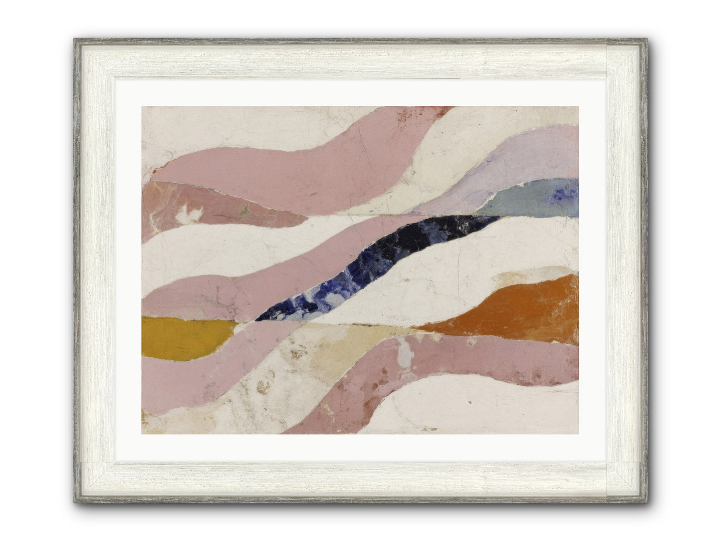 Quietude No.2 Framed Print - Driftwood White 32x24