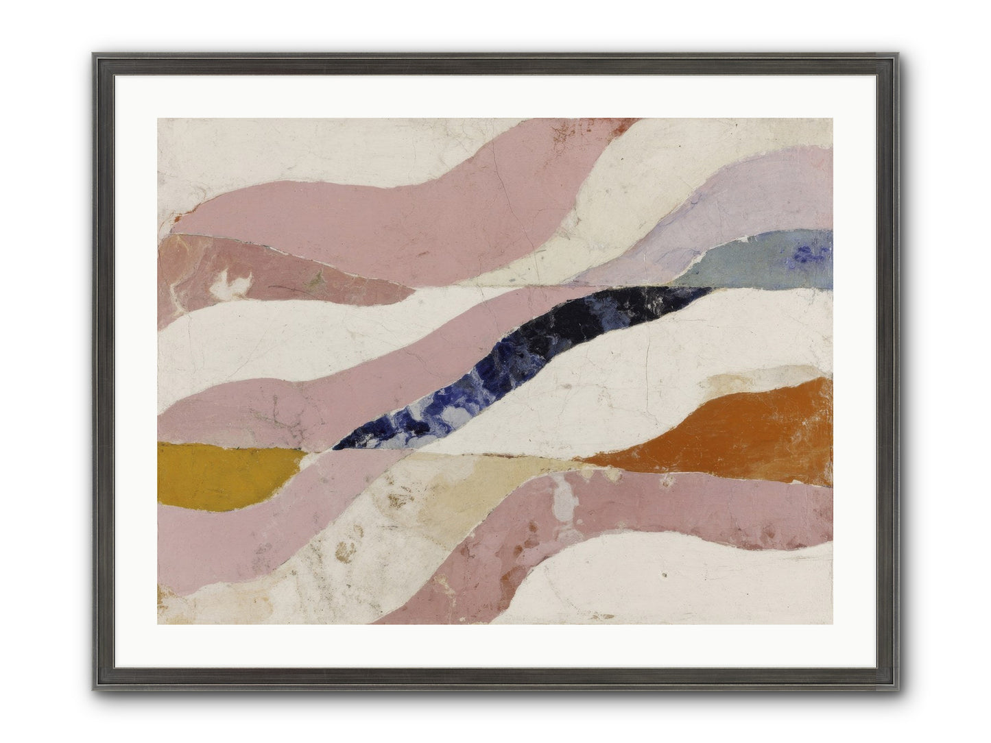 Quietude No.2 Framed Print - Slimwoods Black/Silver 32x24
