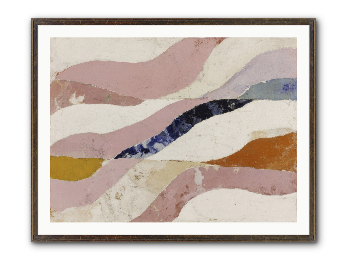 Quietude No.2 Framed Print - Slimwoods Black/Gold 40x30
