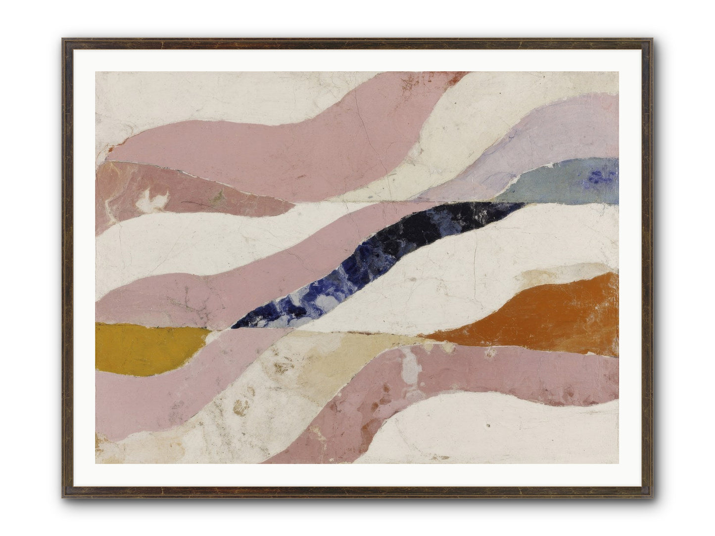 Quietude No.2 Framed Print - Slimwoods Black/Gold 48x36