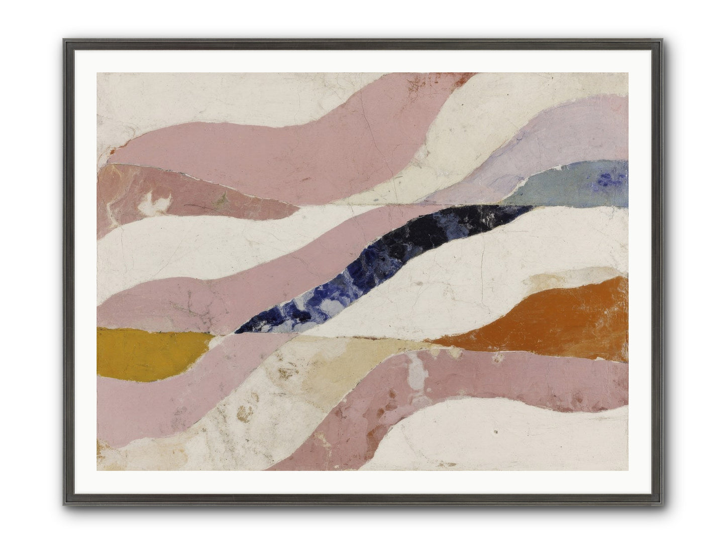 Quietude No.2 Framed Print - Slimwoods Black/Silver 48x36