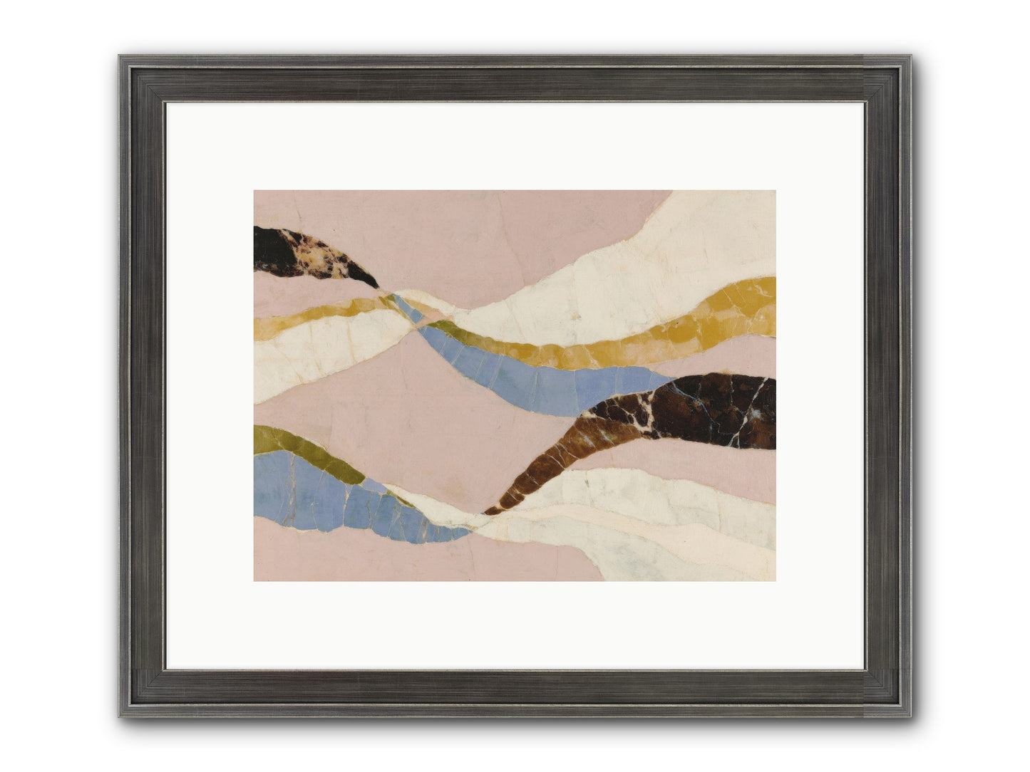 Quietude No.3 Framed Print - Slimwoods Black/Silver 12x9
