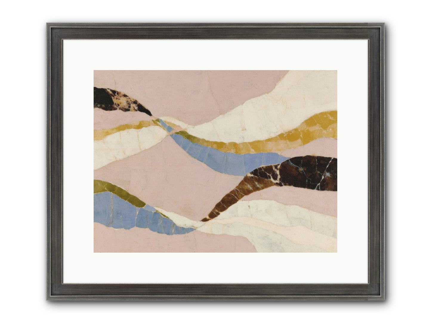 Quietude No.3 Framed Print - Slimwoods Black/Silver 16x12