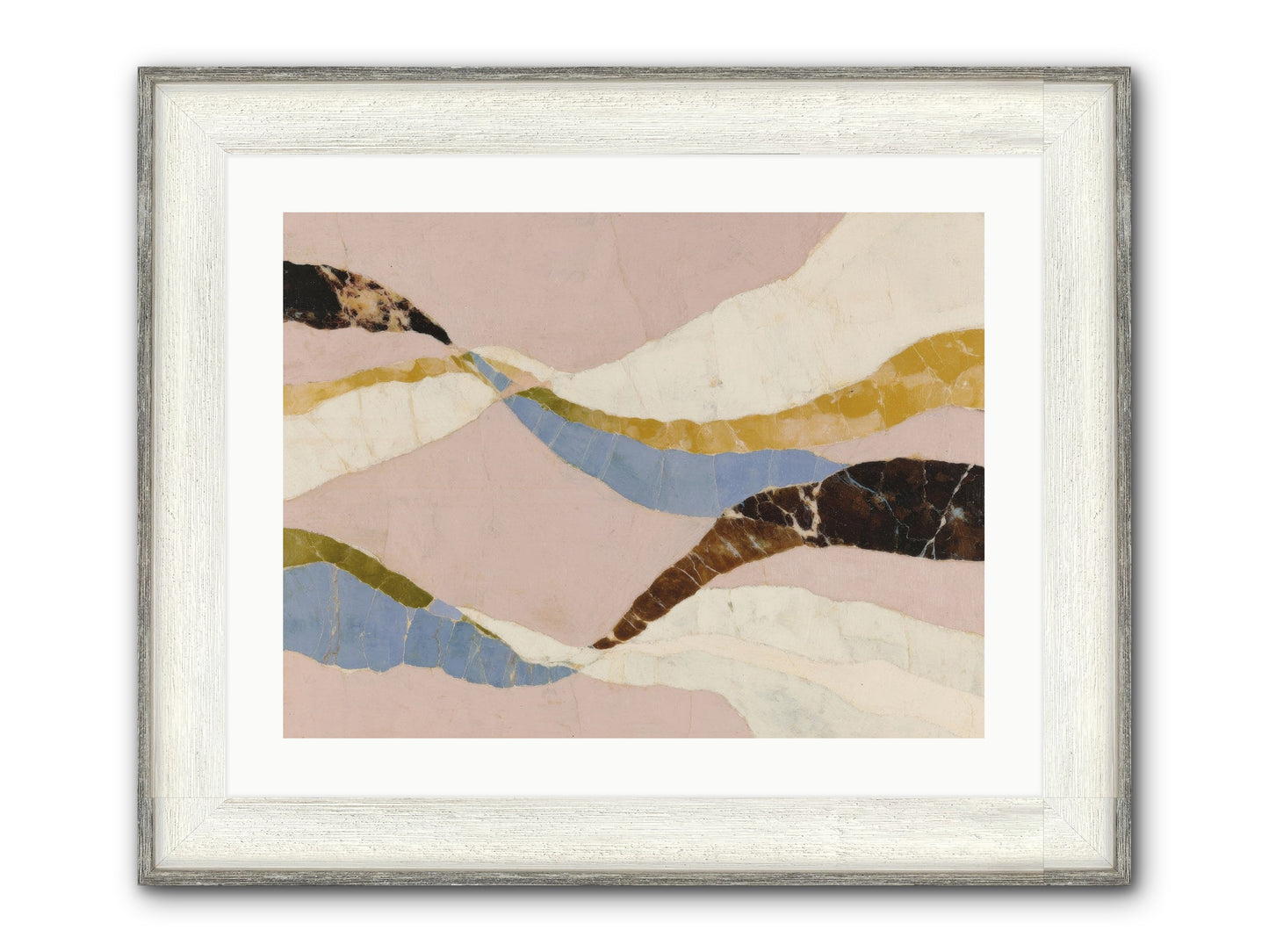 Quietude No.3 Framed Print - Driftwood White 24x18