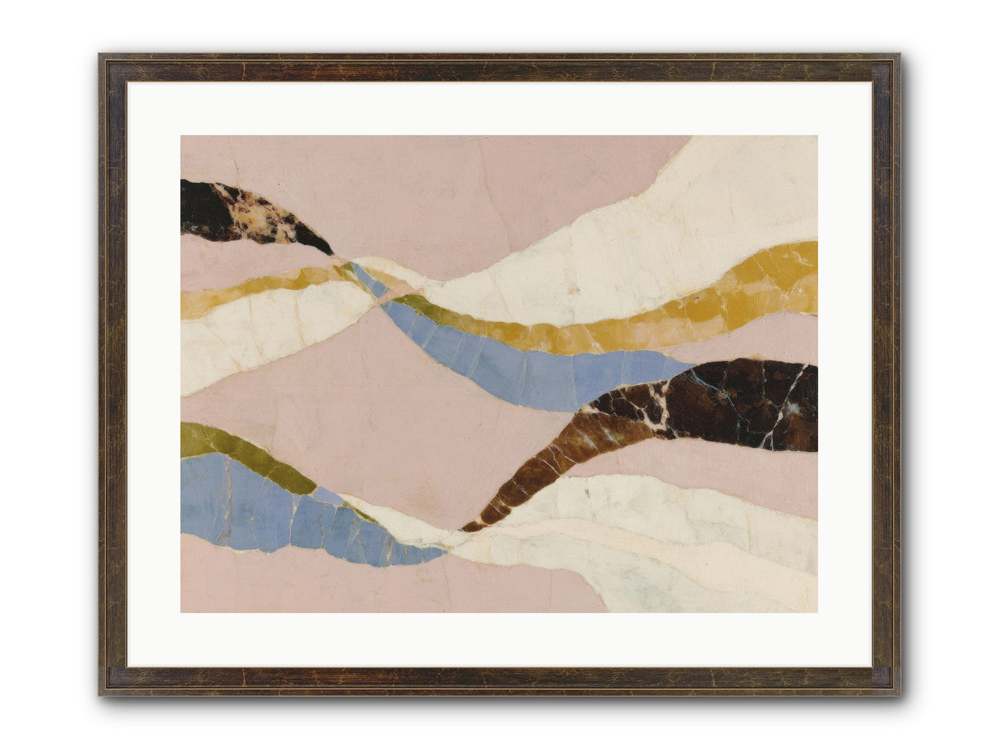Quietude No.3 Framed Print - Slimwoods Black/Gold 24x18
