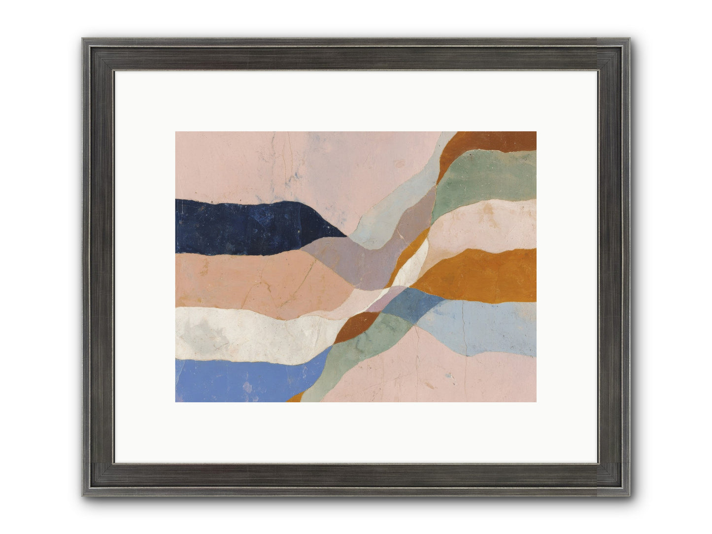 Quietude No.4 Framed Print - Slimwoods Black/Silver 12x9