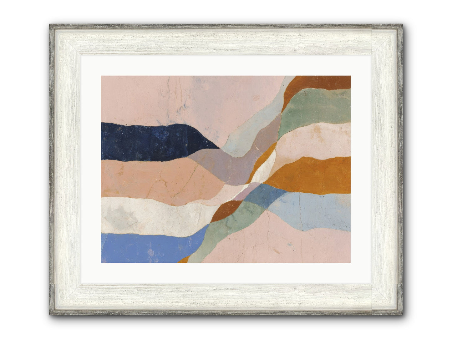 Quietude No.4 Framed Print - Driftwood White 24x18