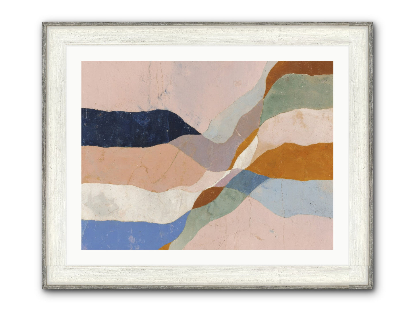 Quietude No.4 Framed Print - Driftwood White 32x24