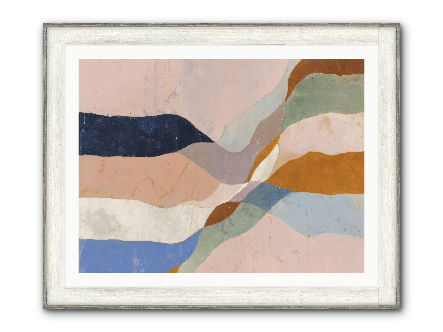 Quietude No.4 Framed Print - Driftwood White 40x30