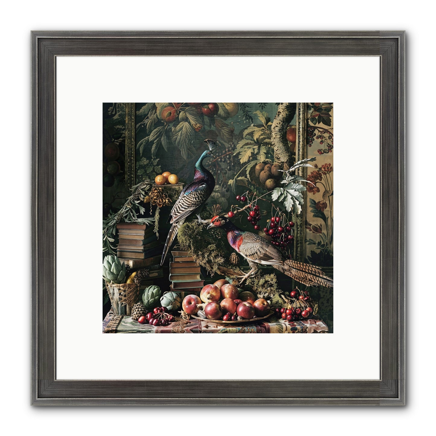 Quills Of The Lost Gardens Framed Print - Slimwoods Black/Silver 10x10