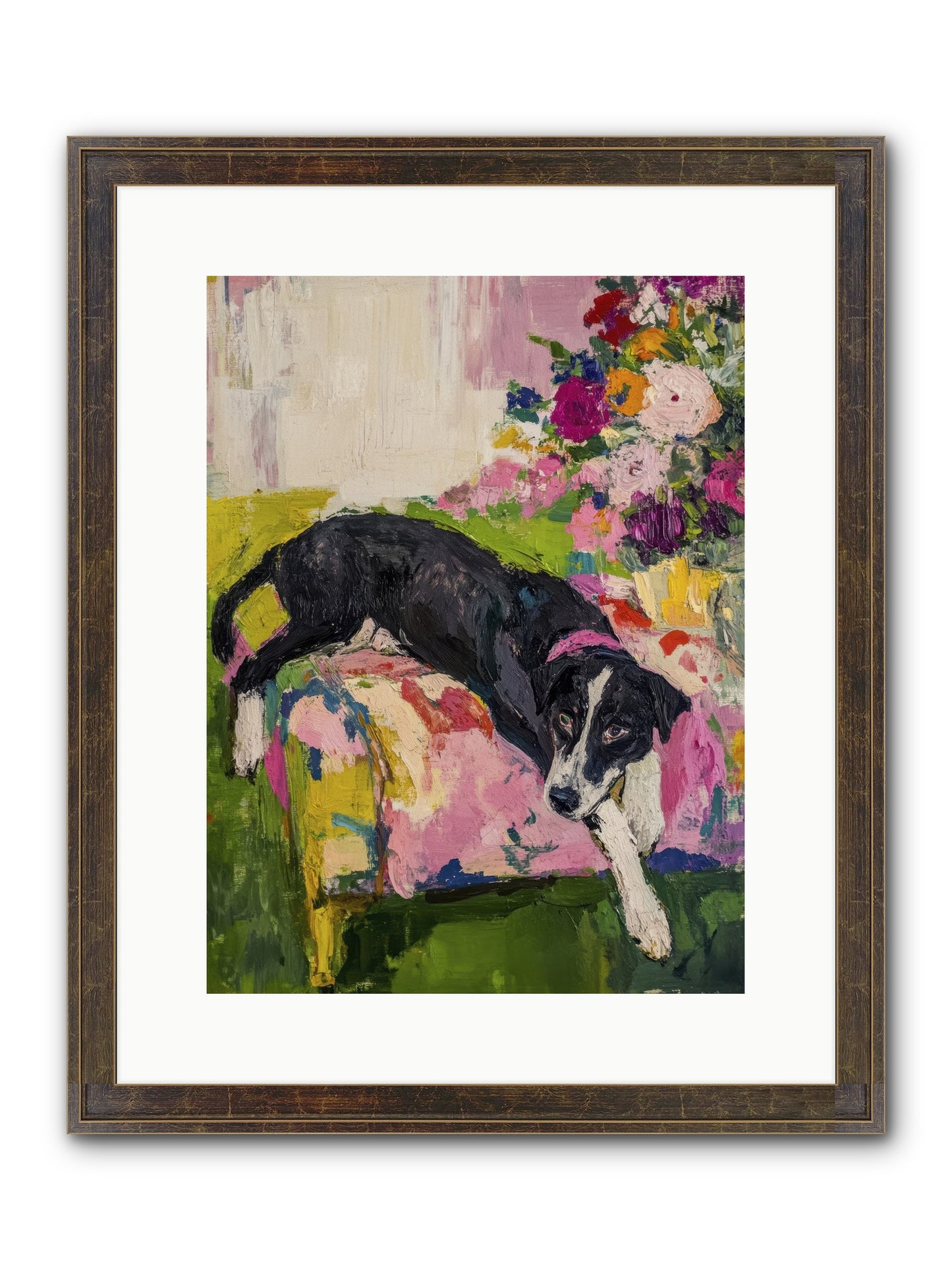 Quince Framed Print - Slimwoods Black/Gold 12x16