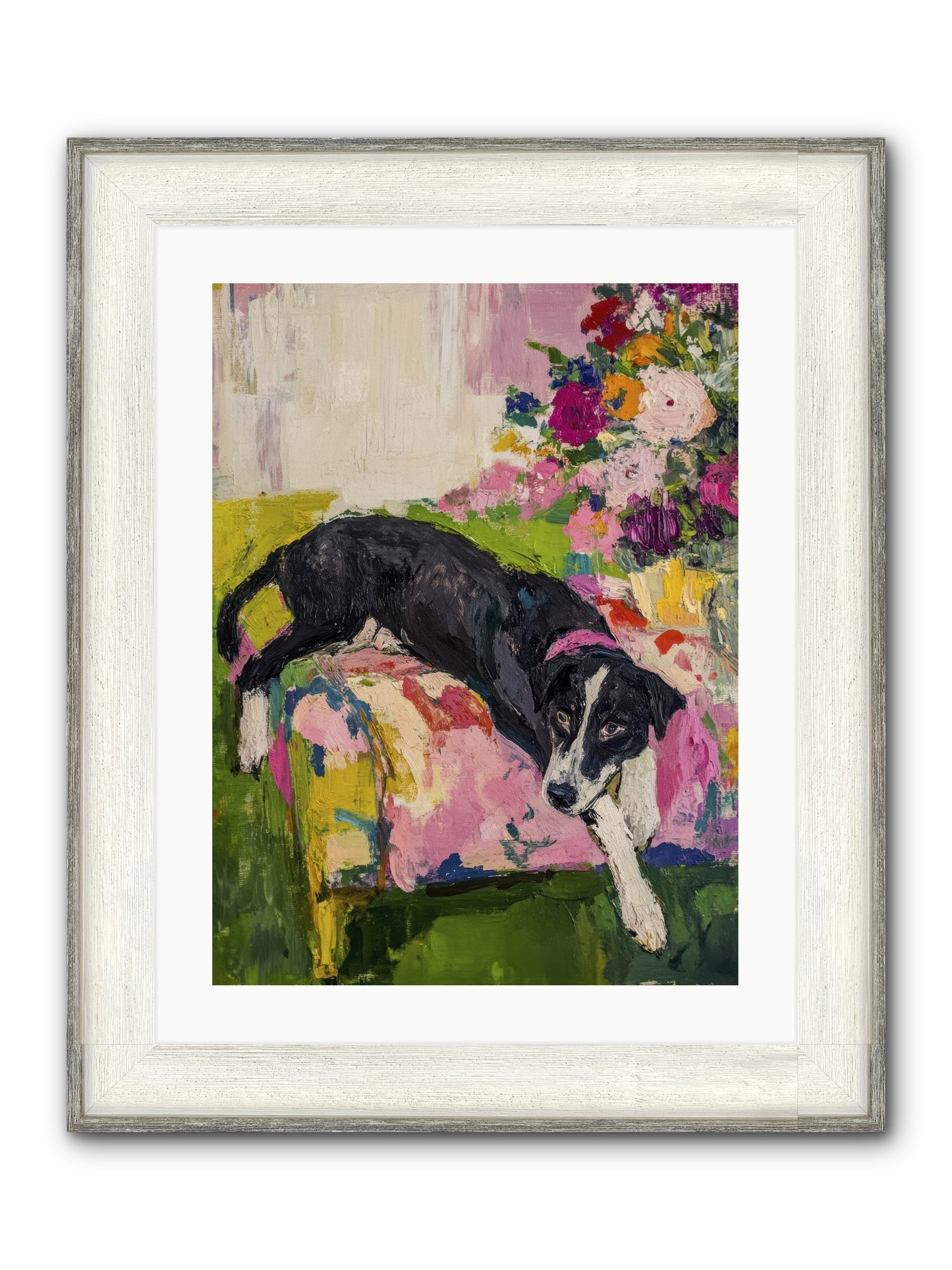 Quince Framed Print - Driftwood White 18x24