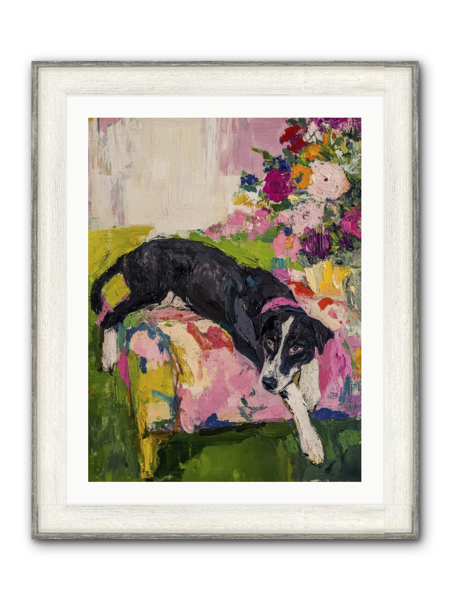 Quince Framed Print - Driftwood White 24x32