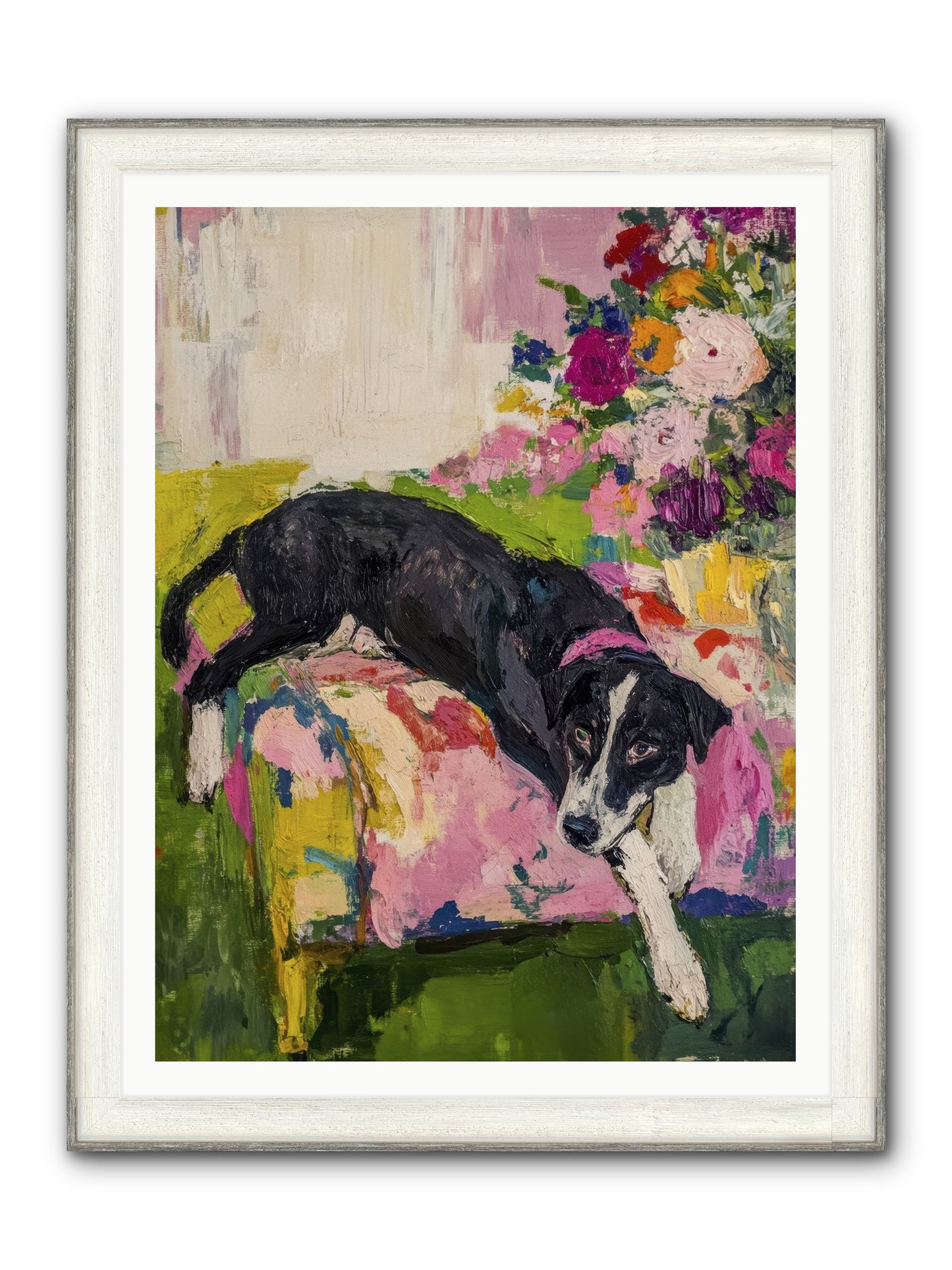 Quince Framed Print - Driftwood White 36x48