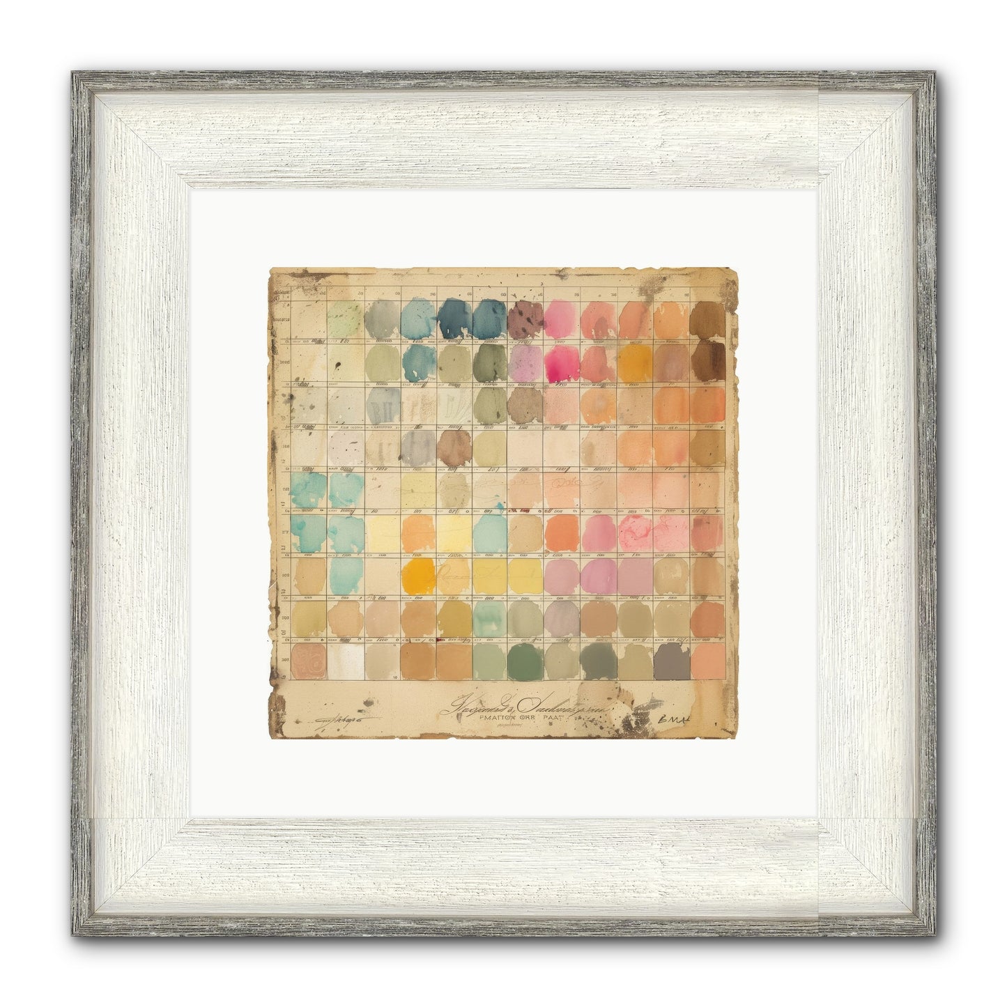Quintessential Framed Print - Driftwood White 12x12