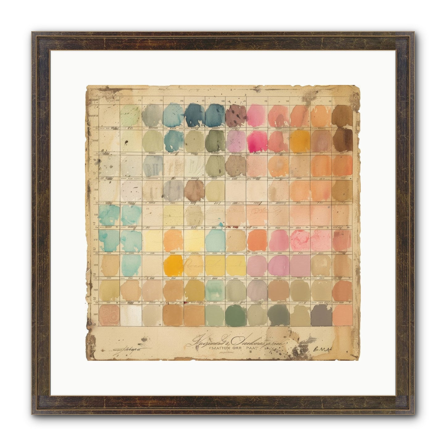 Quintessential Framed Print - Slimwoods Black/Gold 16x16