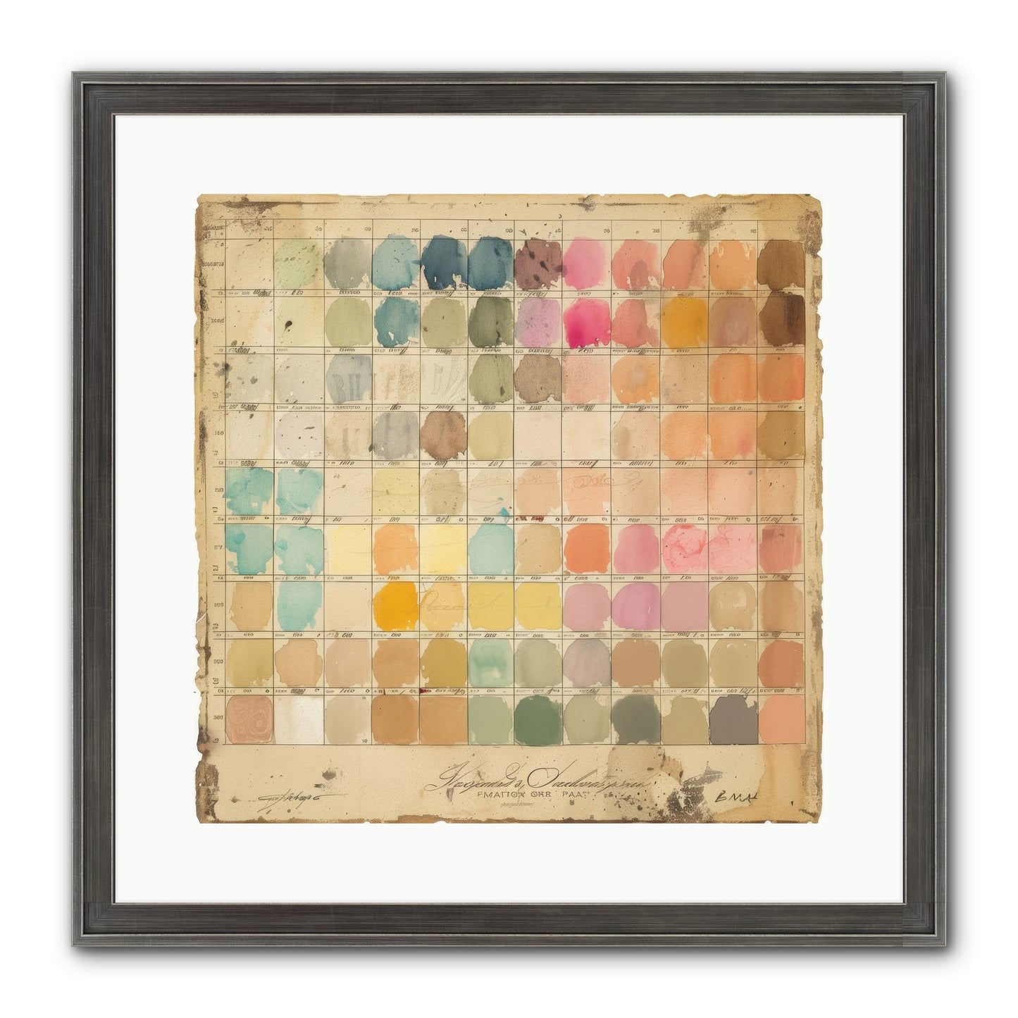 Quintessential Framed Print - Slimwoods Black/Silver 16x16