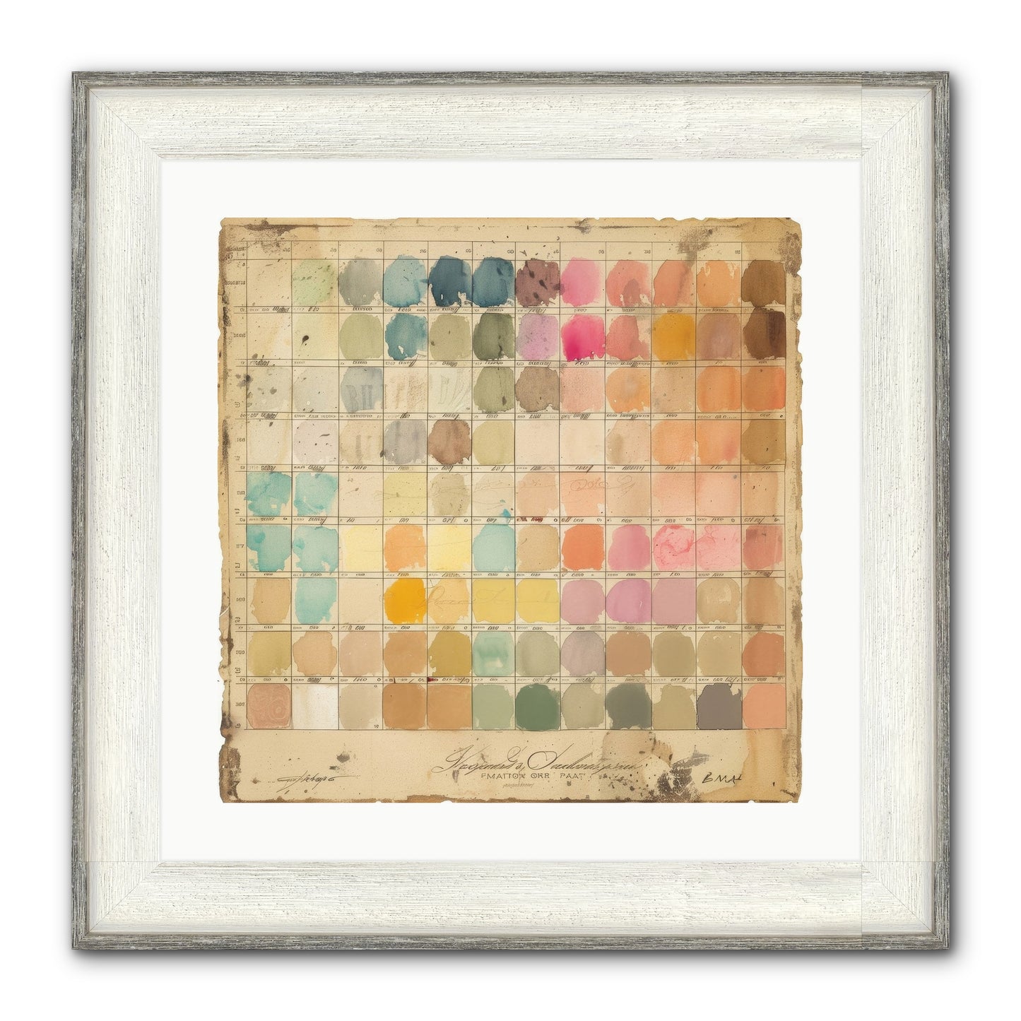 Quintessential Framed Print - Driftwood White 20x20