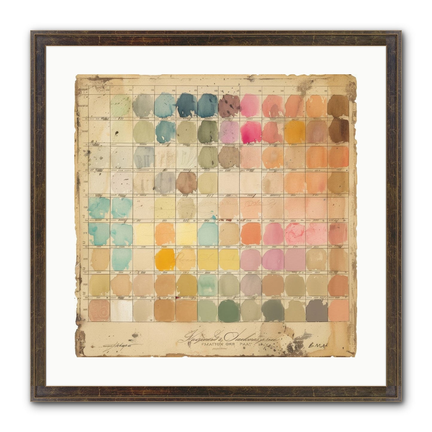 Quintessential Framed Print - Slimwoods Black/Gold 20x20