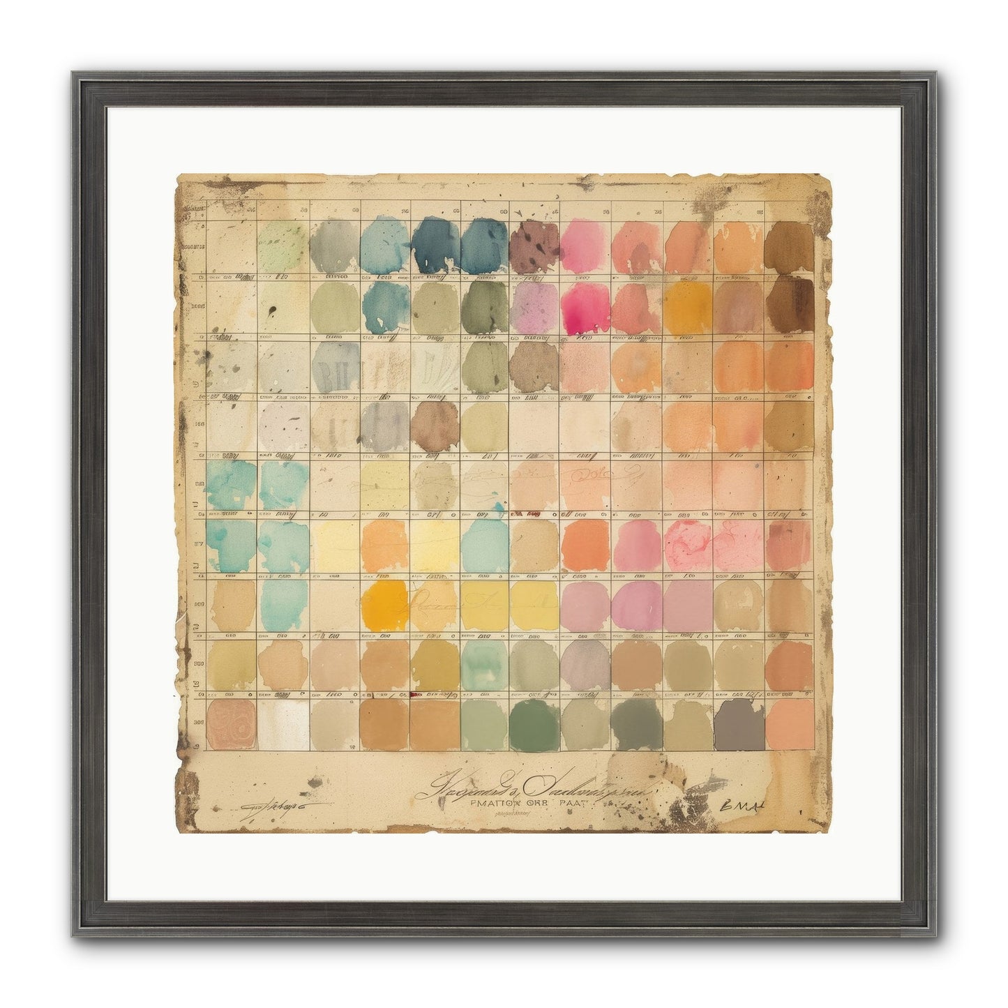 Quintessential Framed Print - Slimwoods Black/Silver 20x20