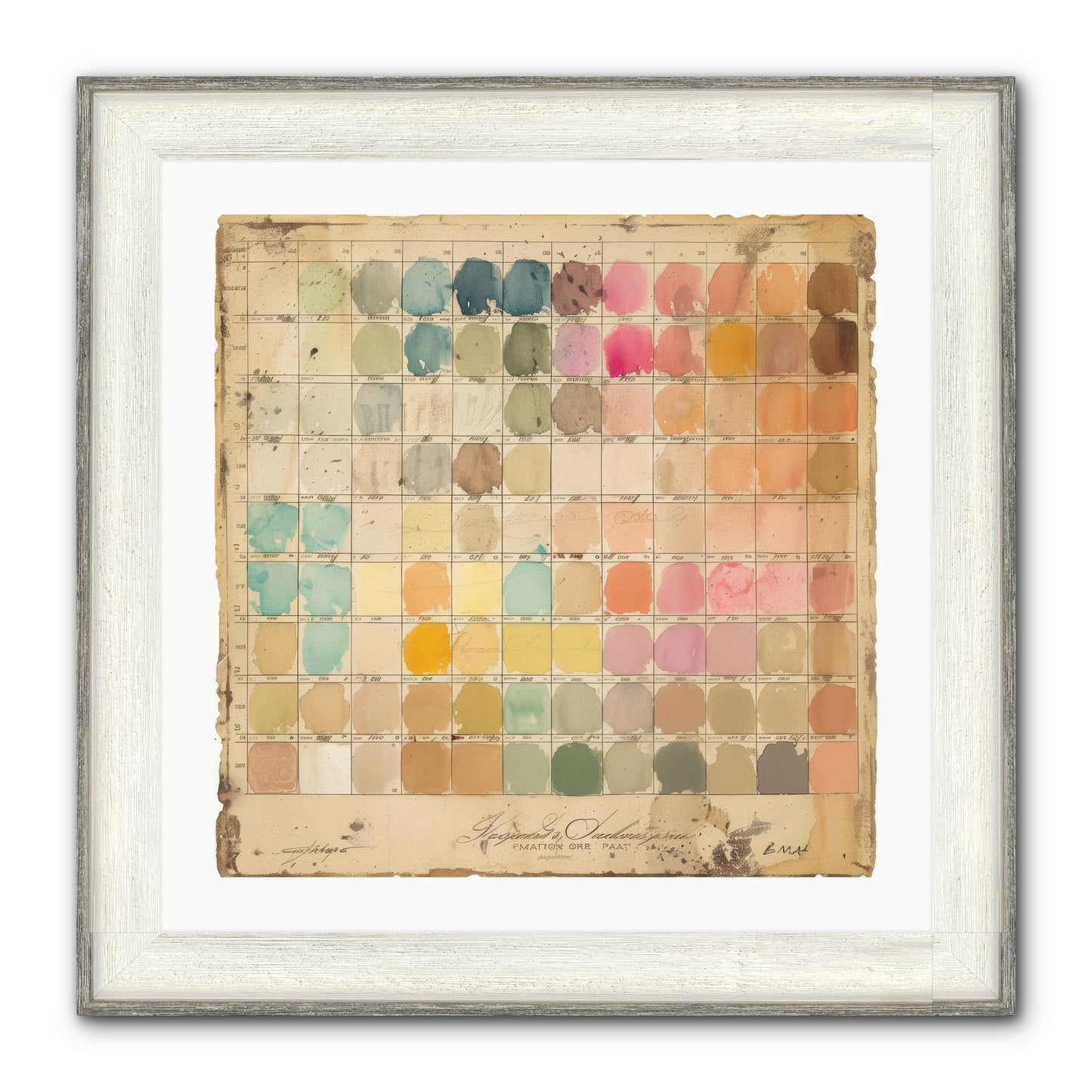 Quintessential Framed Print - Driftwood White 24x24