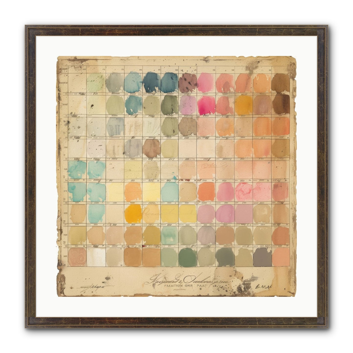 Quintessential Framed Print - Slimwoods Black/Gold 24x24