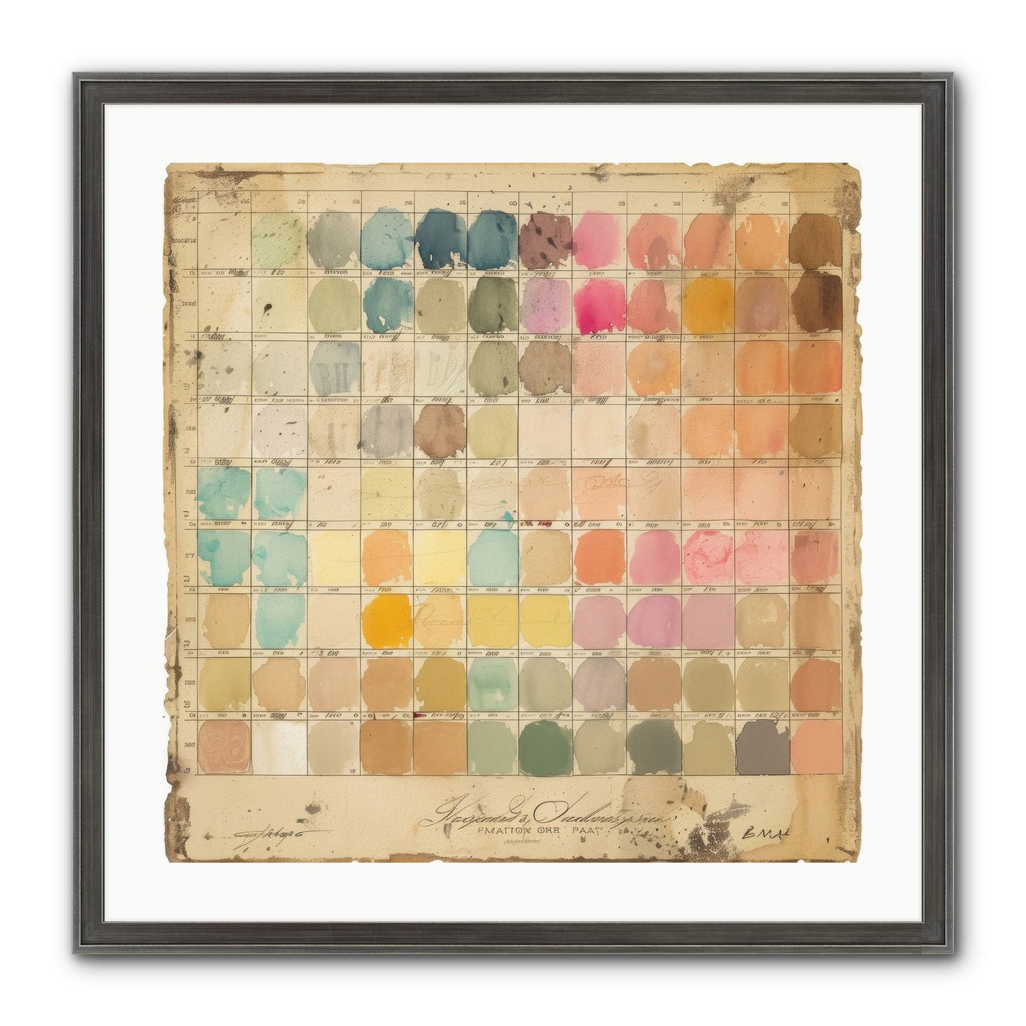 Quintessential Framed Print - Slimwoods Black/Silver 24x24
