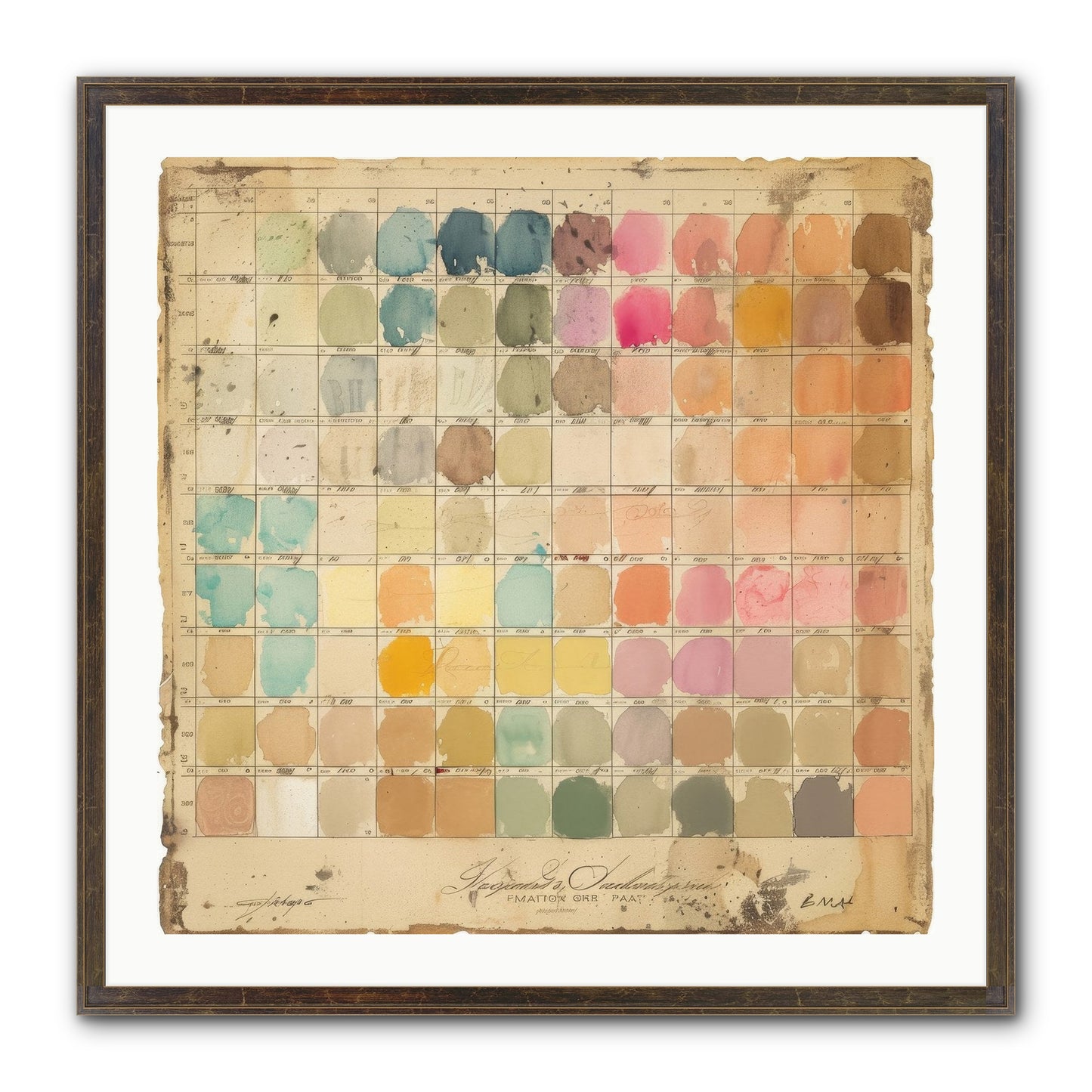 Quintessential Framed Print - Slimwoods Black/Gold 30x30
