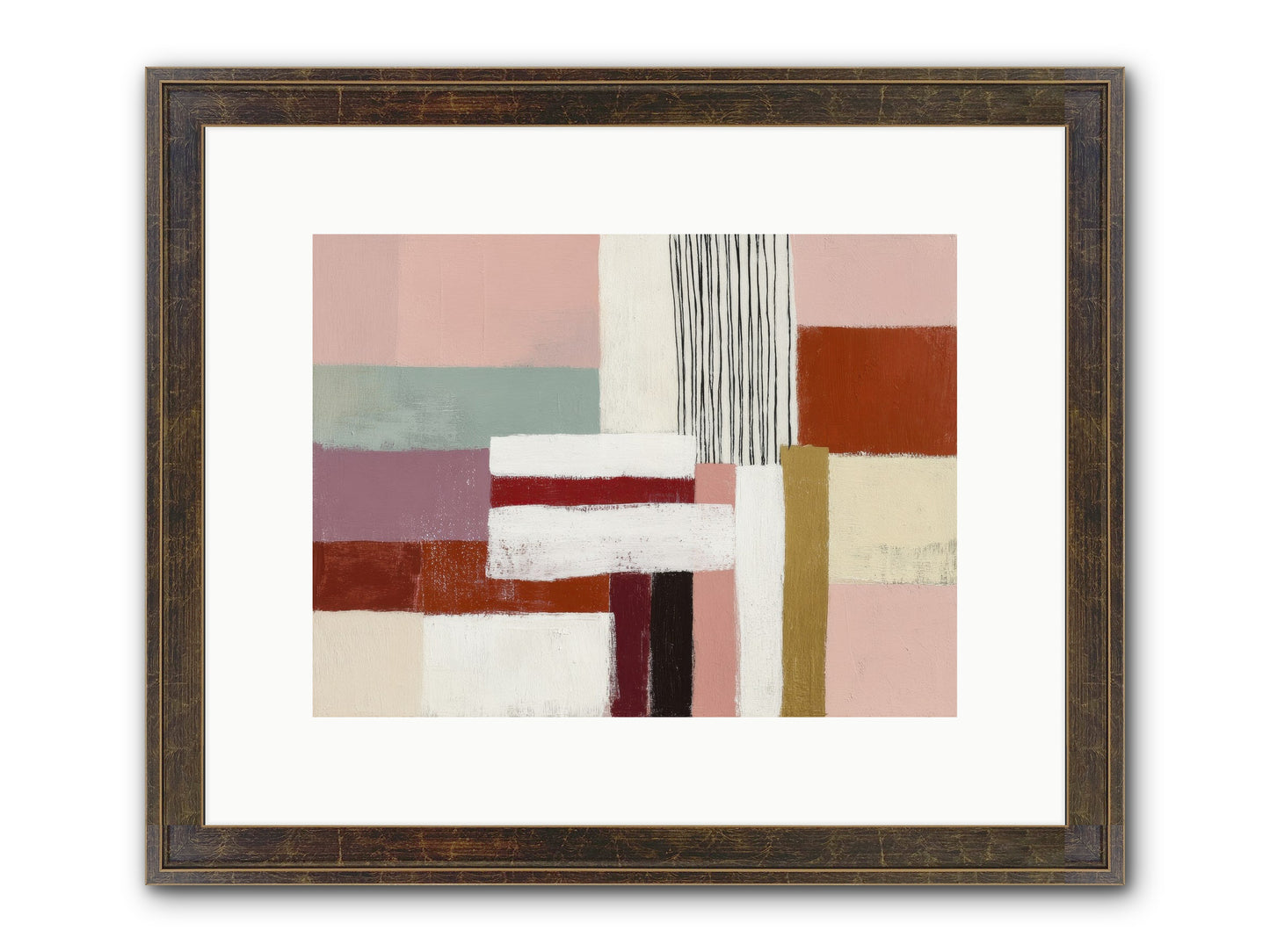 Radiant Acre Framed Print - Slimwoods Black/Gold 12x9