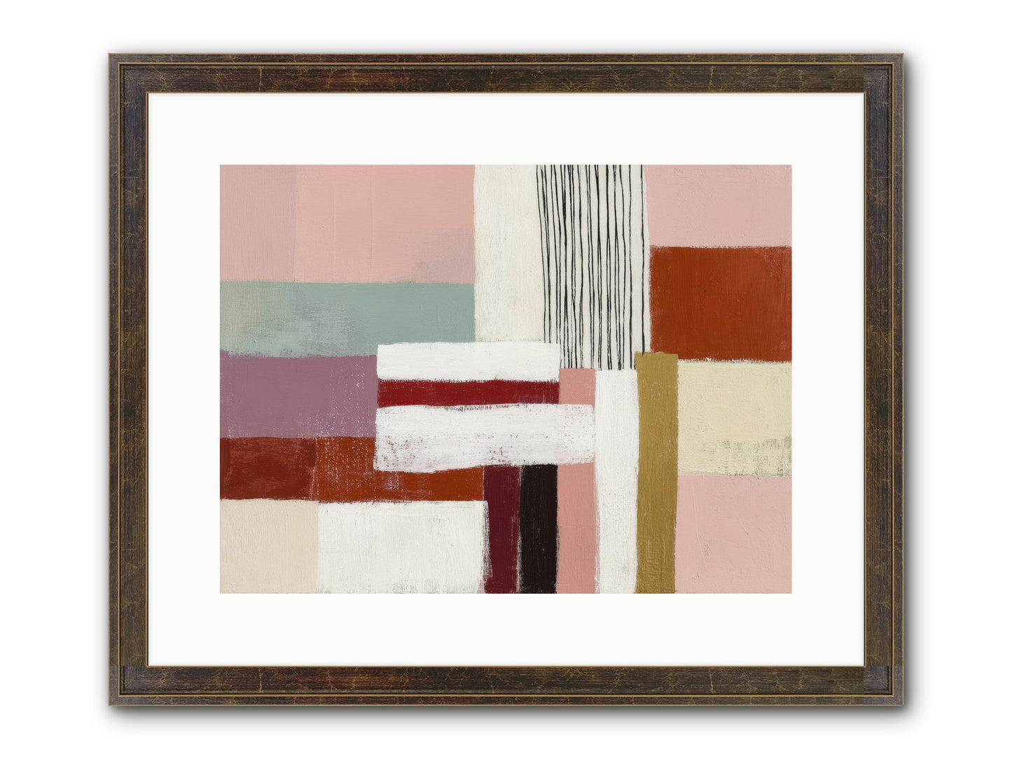 Radiant Acre Framed Print - Slimwoods Black/Gold 16x12